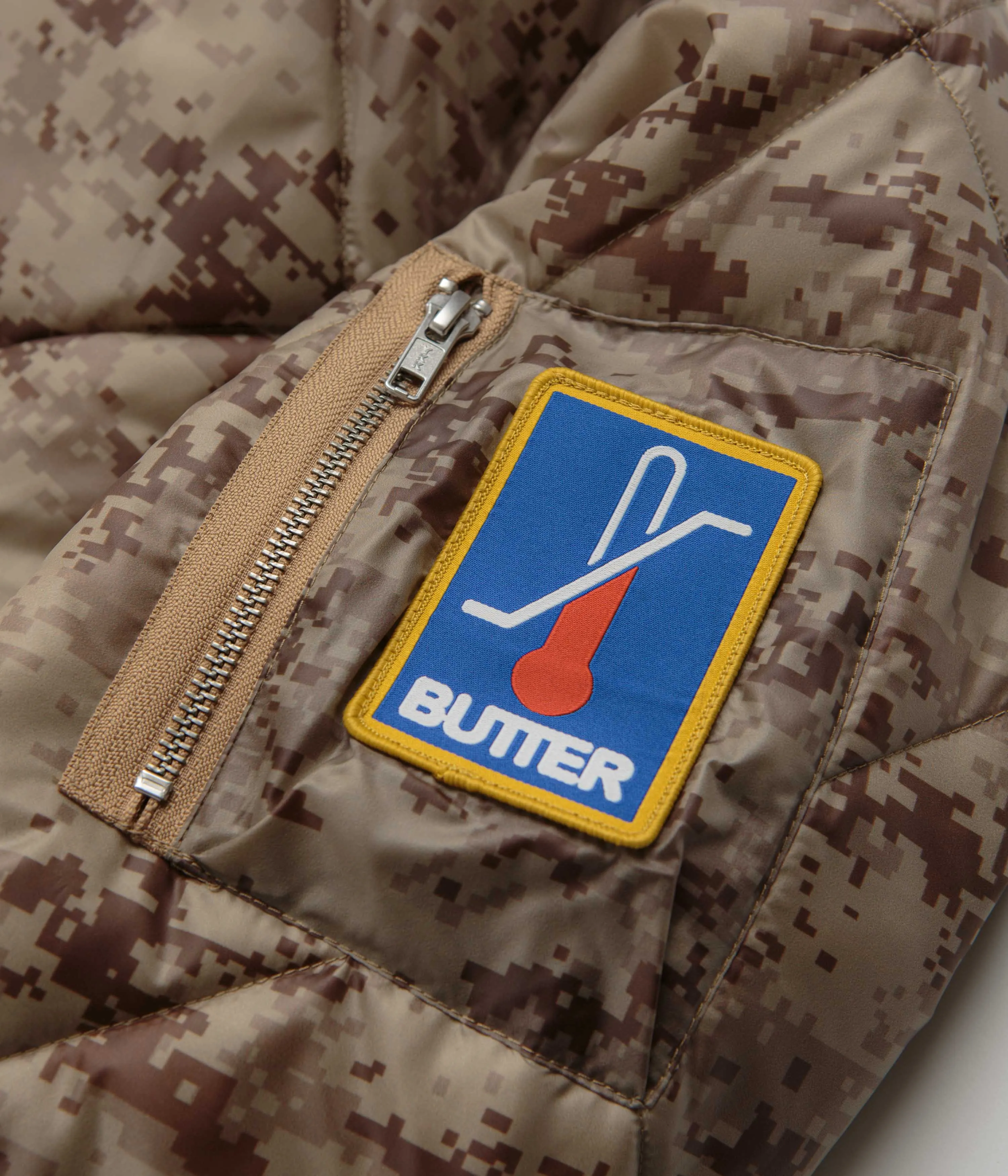 Butter Goods Temperature Bomber Jacket - Digital Camo