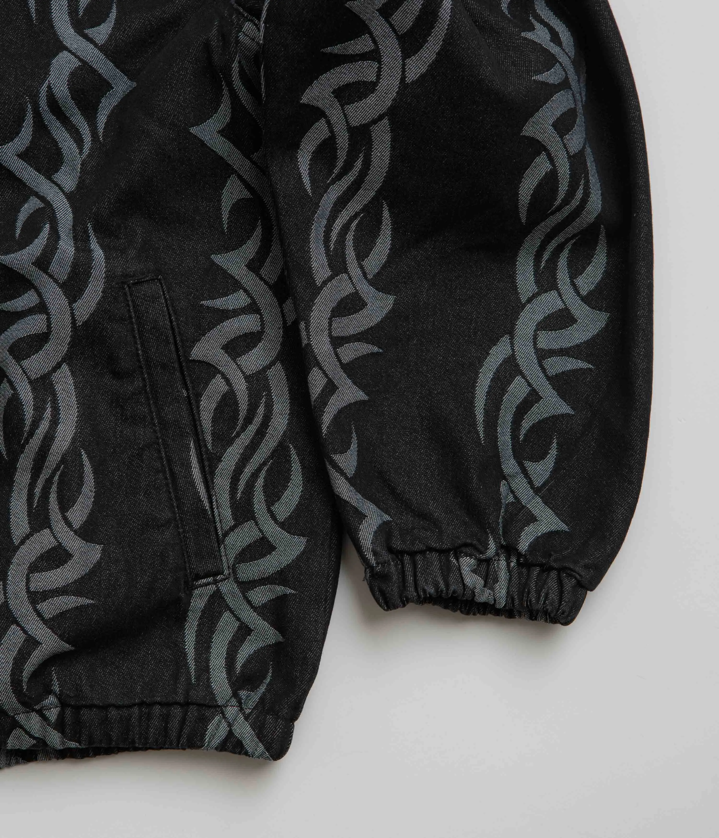 Butter Goods Tribal Denim Jacket - Black