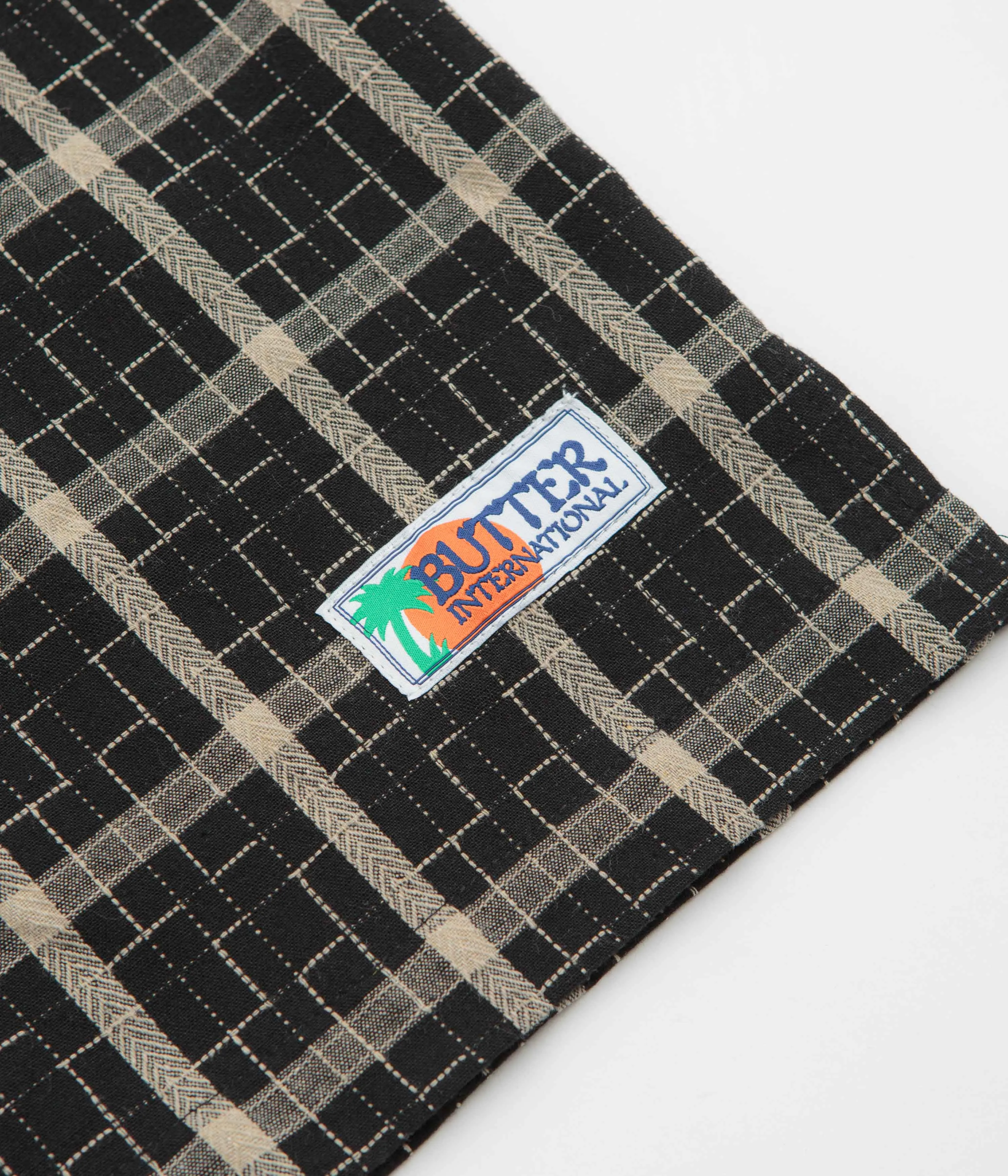 Butter Goods Vacation Short Sleeve Shirt - Black