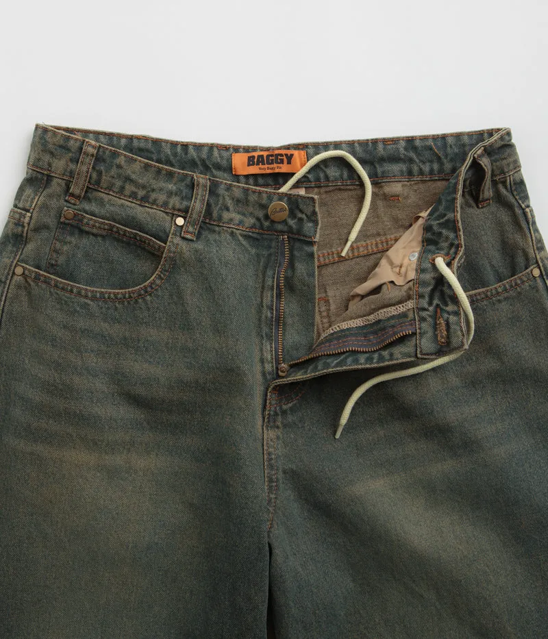 Butter Goods Warped Jeans - Dirty Wash Indigo