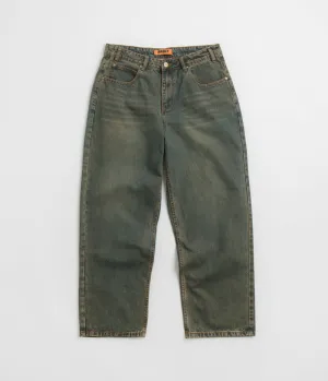 Butter Goods Warped Jeans - Dirty Wash Indigo