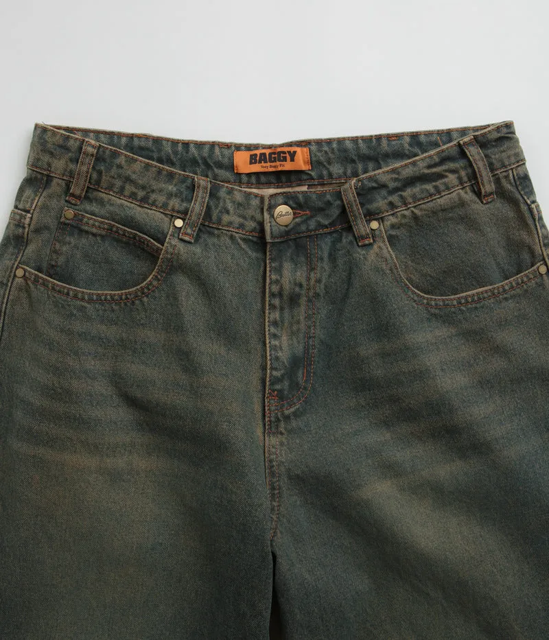 Butter Goods Warped Jeans - Dirty Wash Indigo