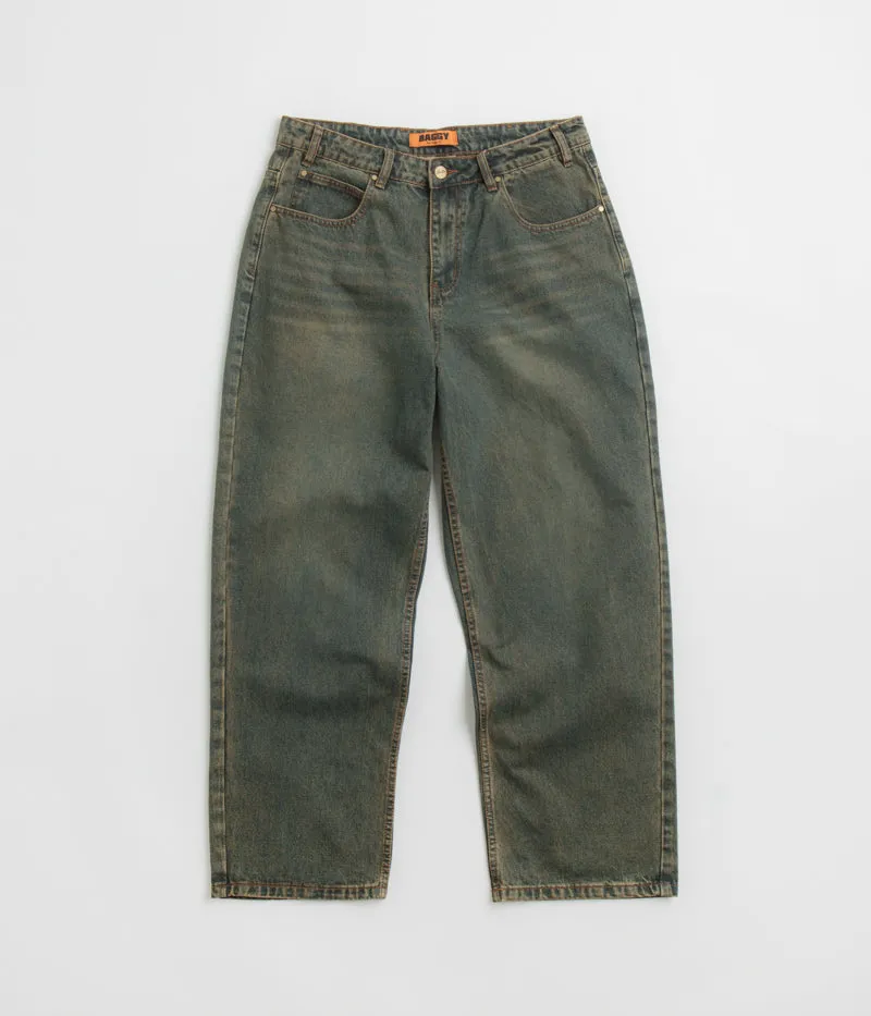 Butter Goods Warped Jeans - Dirty Wash Indigo