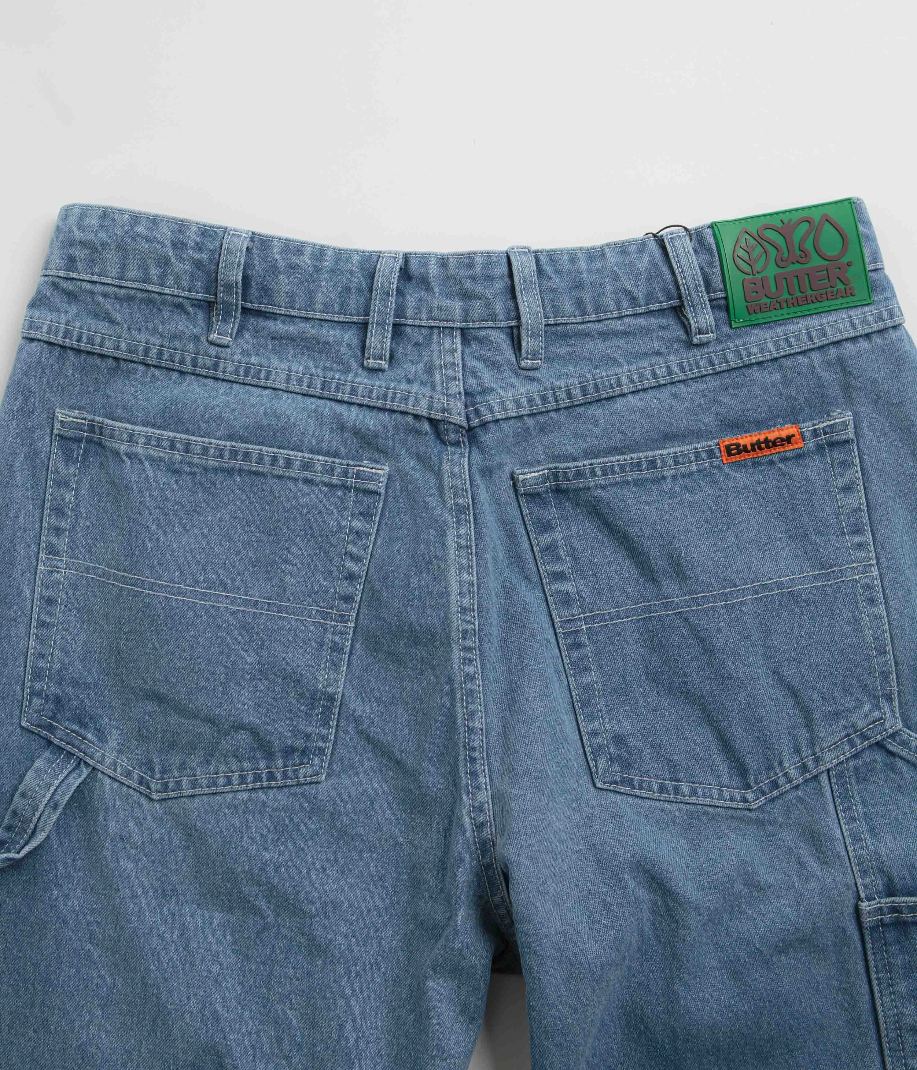 Butter Goods Weathergear Heavyweight Jeans - Mid Blue