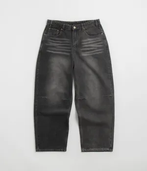 Butter Goods Wide Cut Jeans - Washed Black