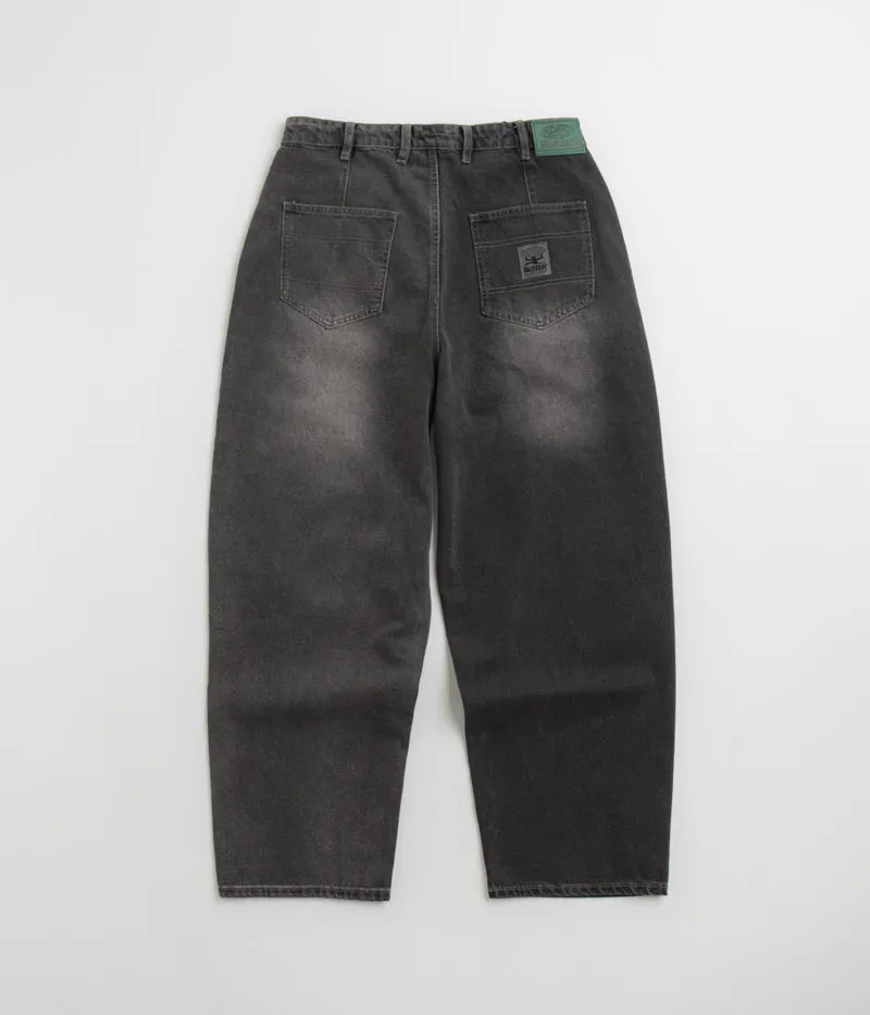 Butter Goods Wide Cut Jeans - Washed Black