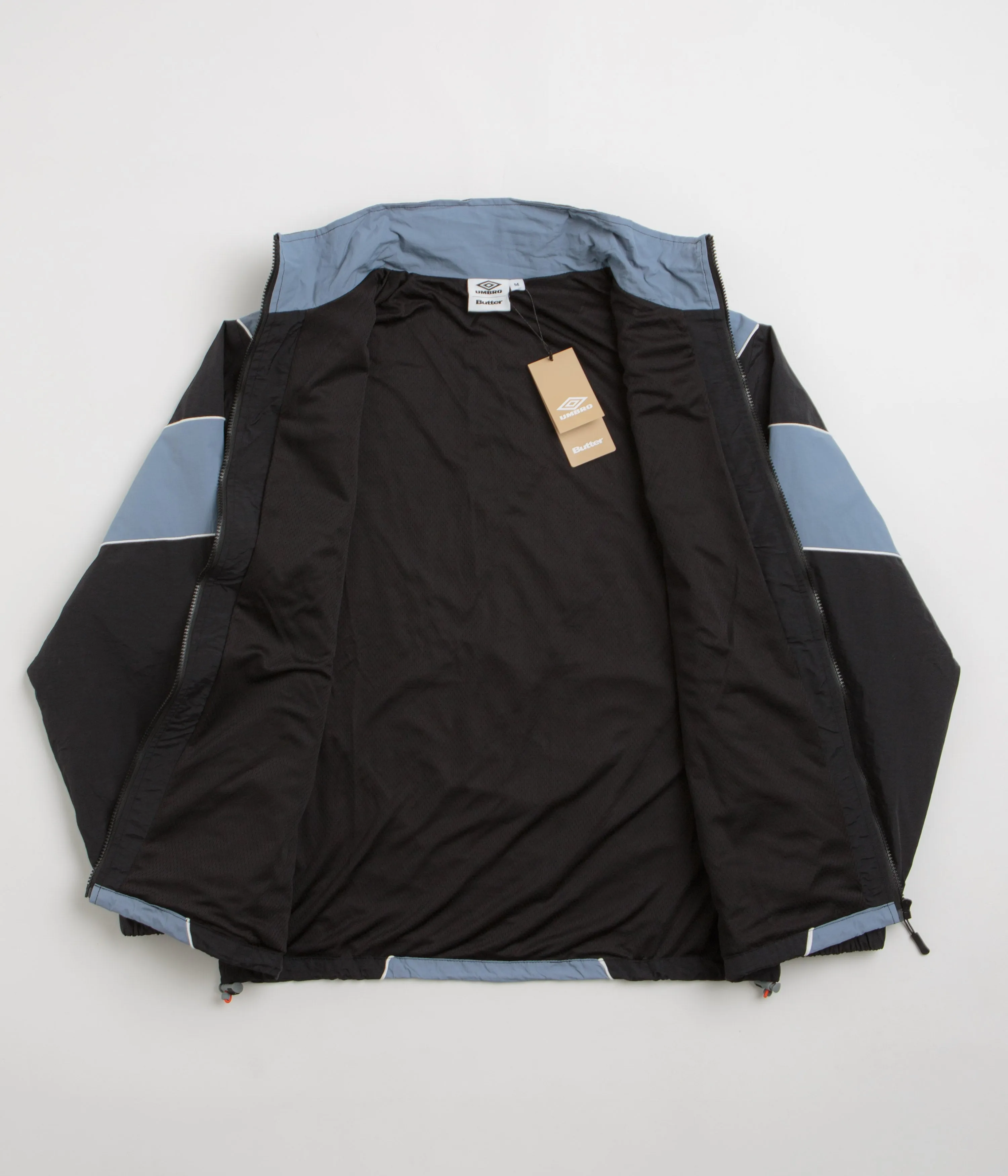 Butter Goods x Umbro Diamond Tracksuit Jacket - Black / Slate
