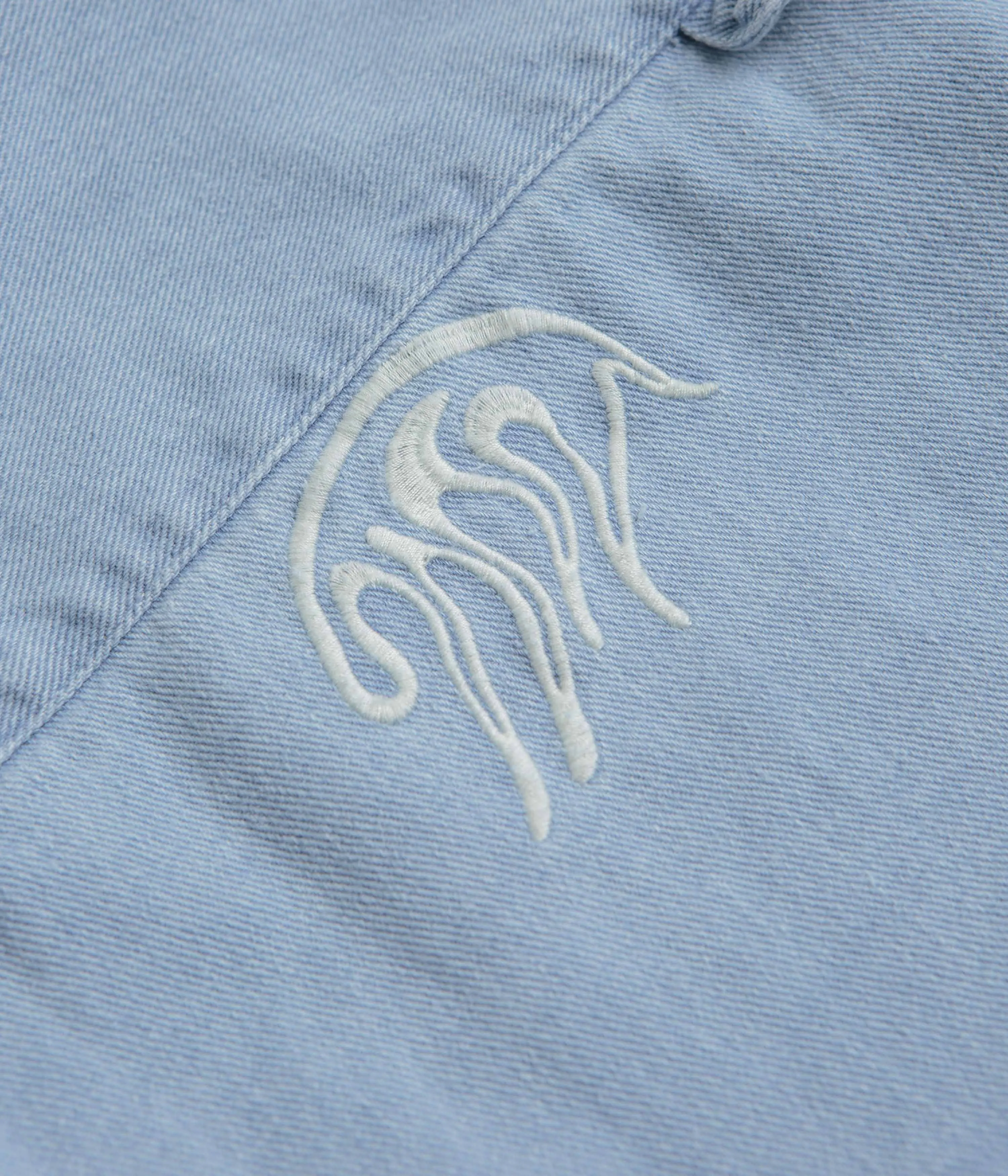 by Parra Ancient Aliens Shirt - Washed Blue