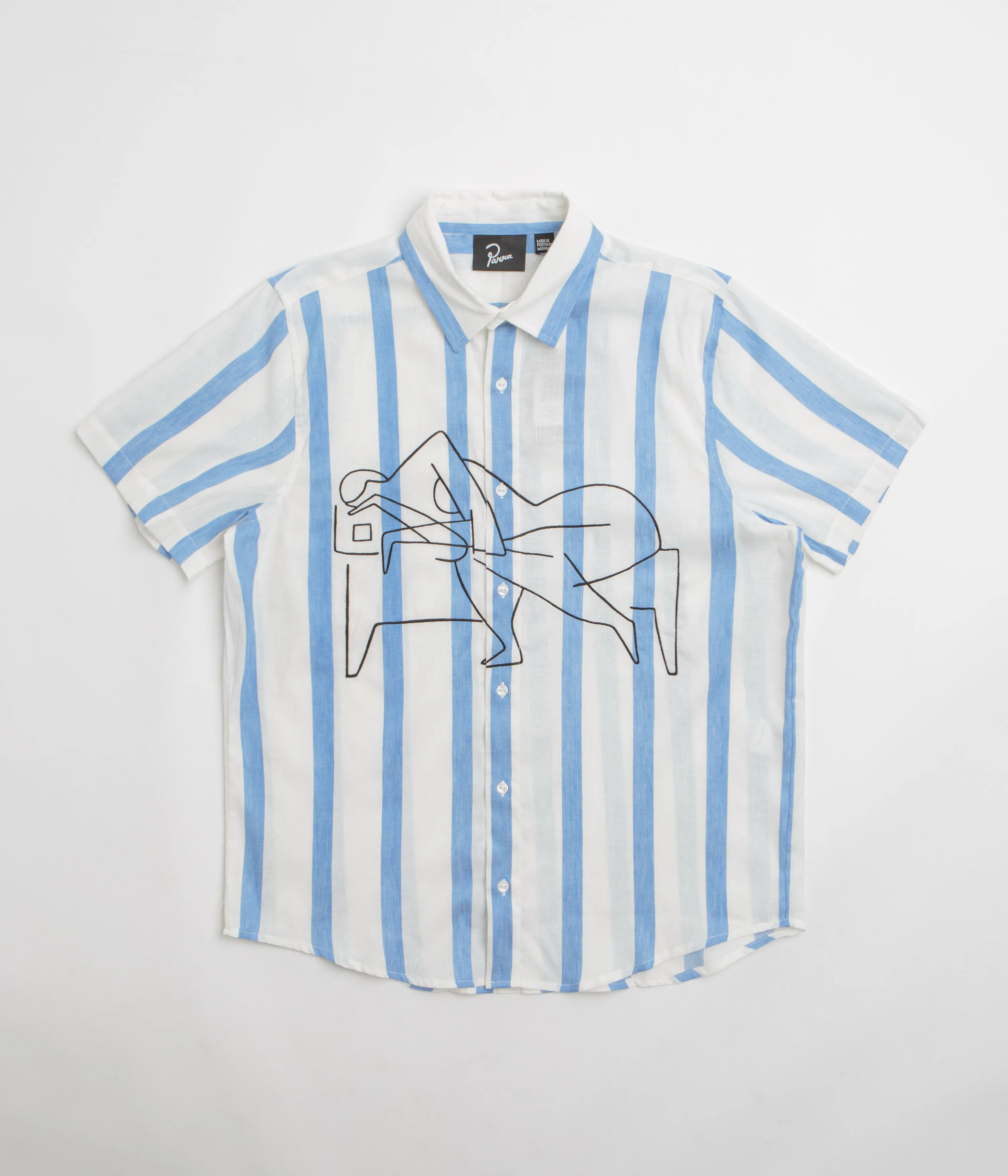 by Parra Sleep Now Short Sleeve Shirt - Blue