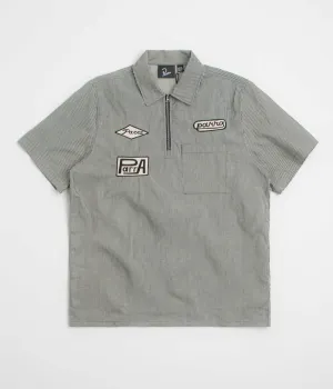 by Parra Work Later Short Sleeve Shirt - Blue