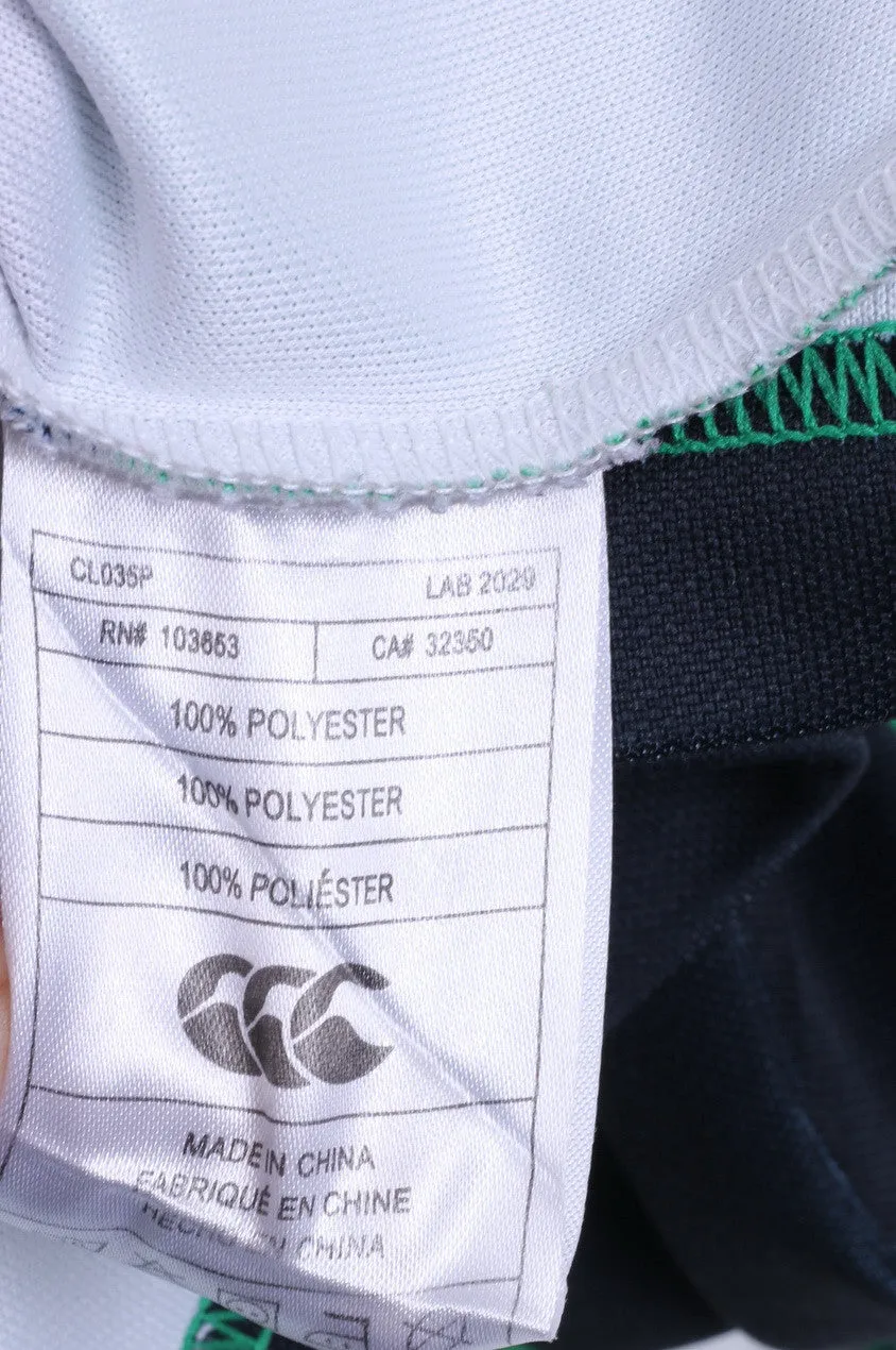 Canterbury Wheatsheaf Cabin Crew RFC Mens M Polo Shirt Green Rugby Sport