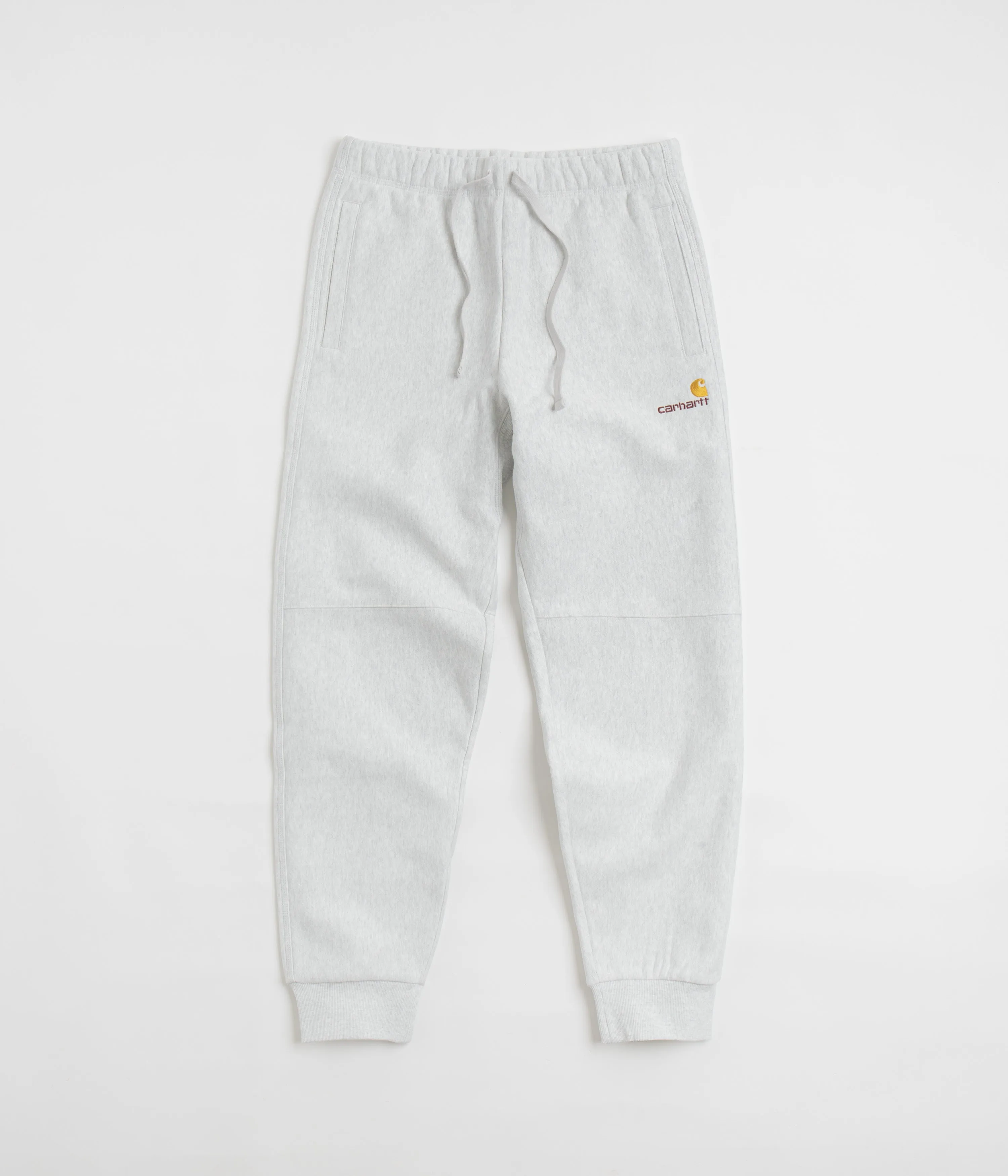 Carhartt American Script Sweatpants - Ash Heather