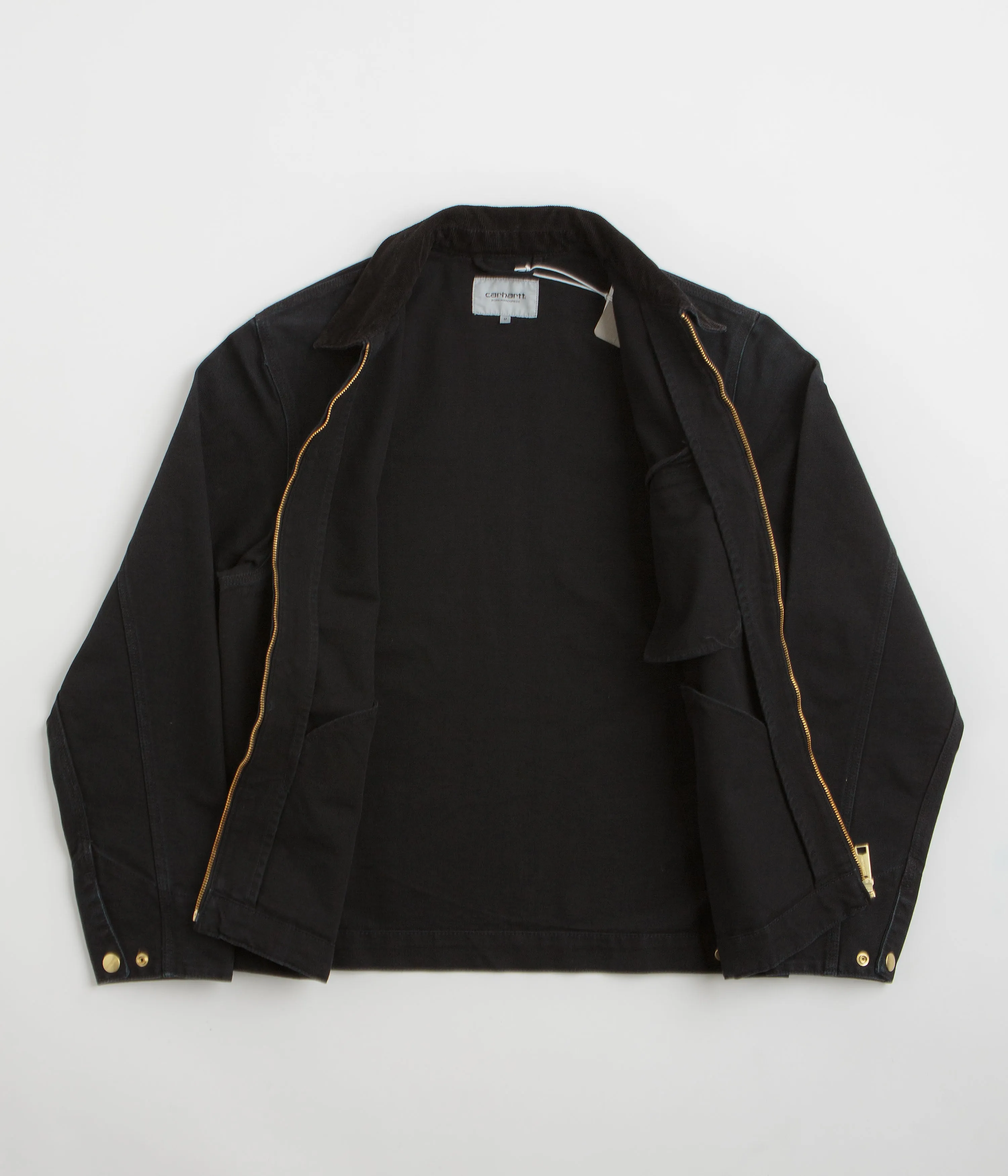 Carhartt Detroit Jacket - Black / Black Stone Canvas