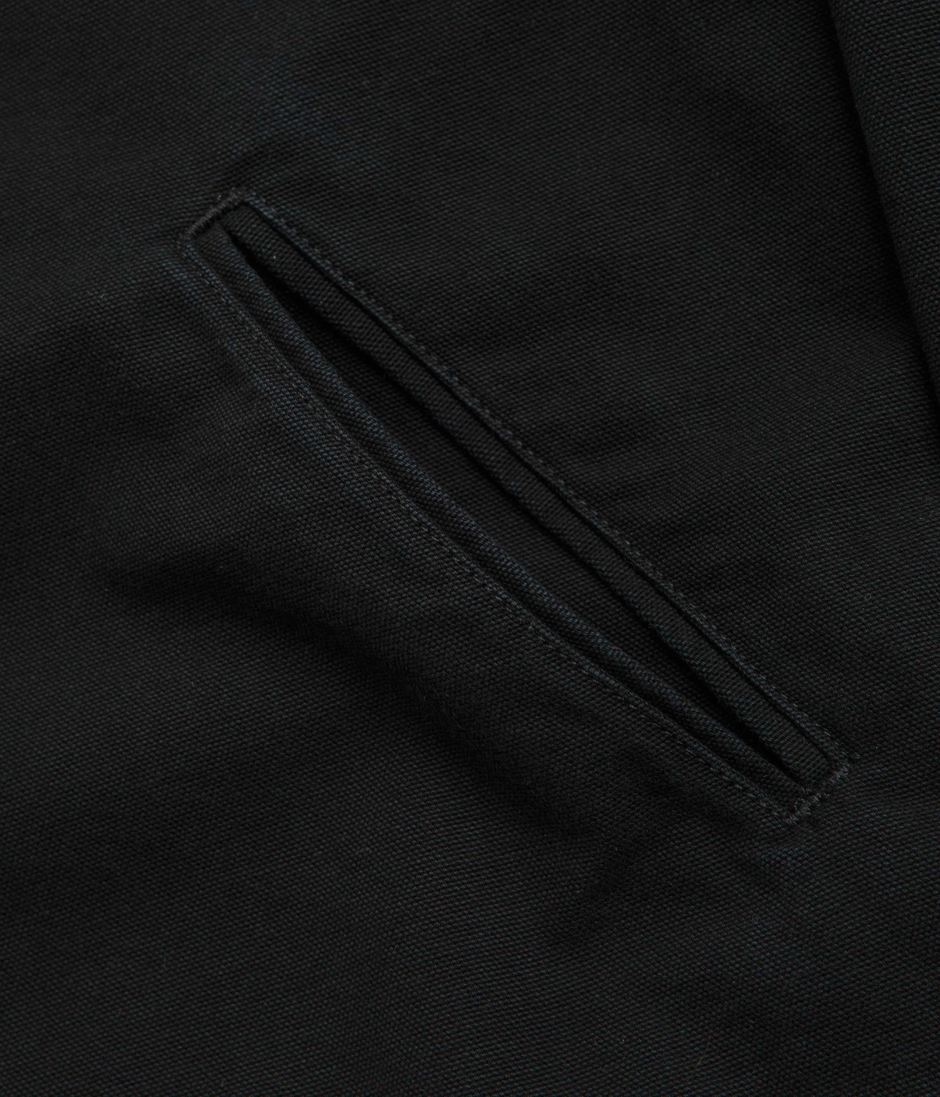 Carhartt Detroit Jacket - Black / Black Stone Canvas