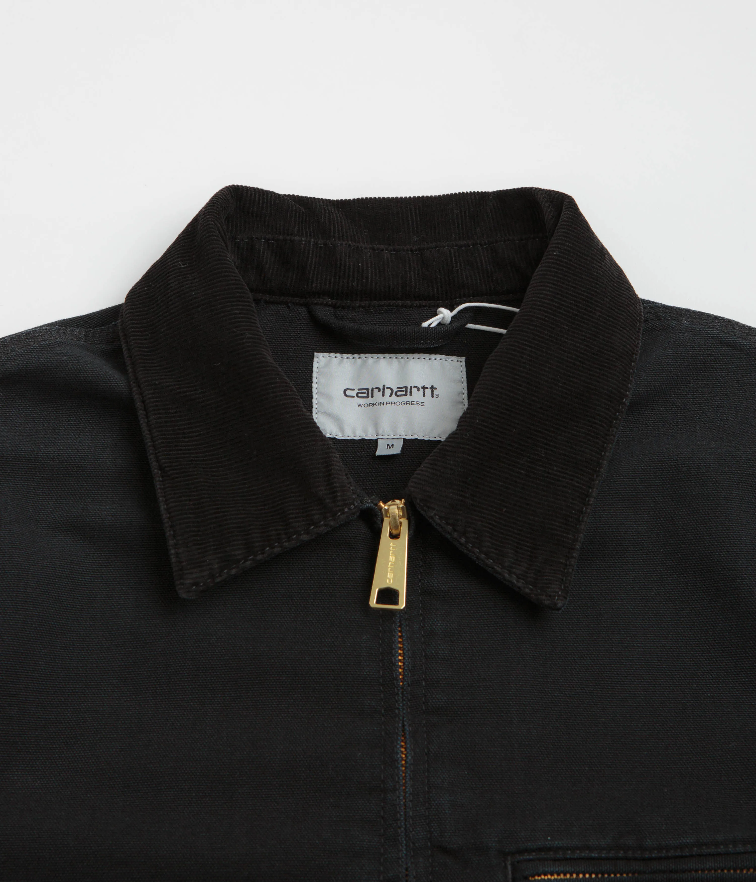 Carhartt Detroit Jacket - Black / Black Stone Canvas