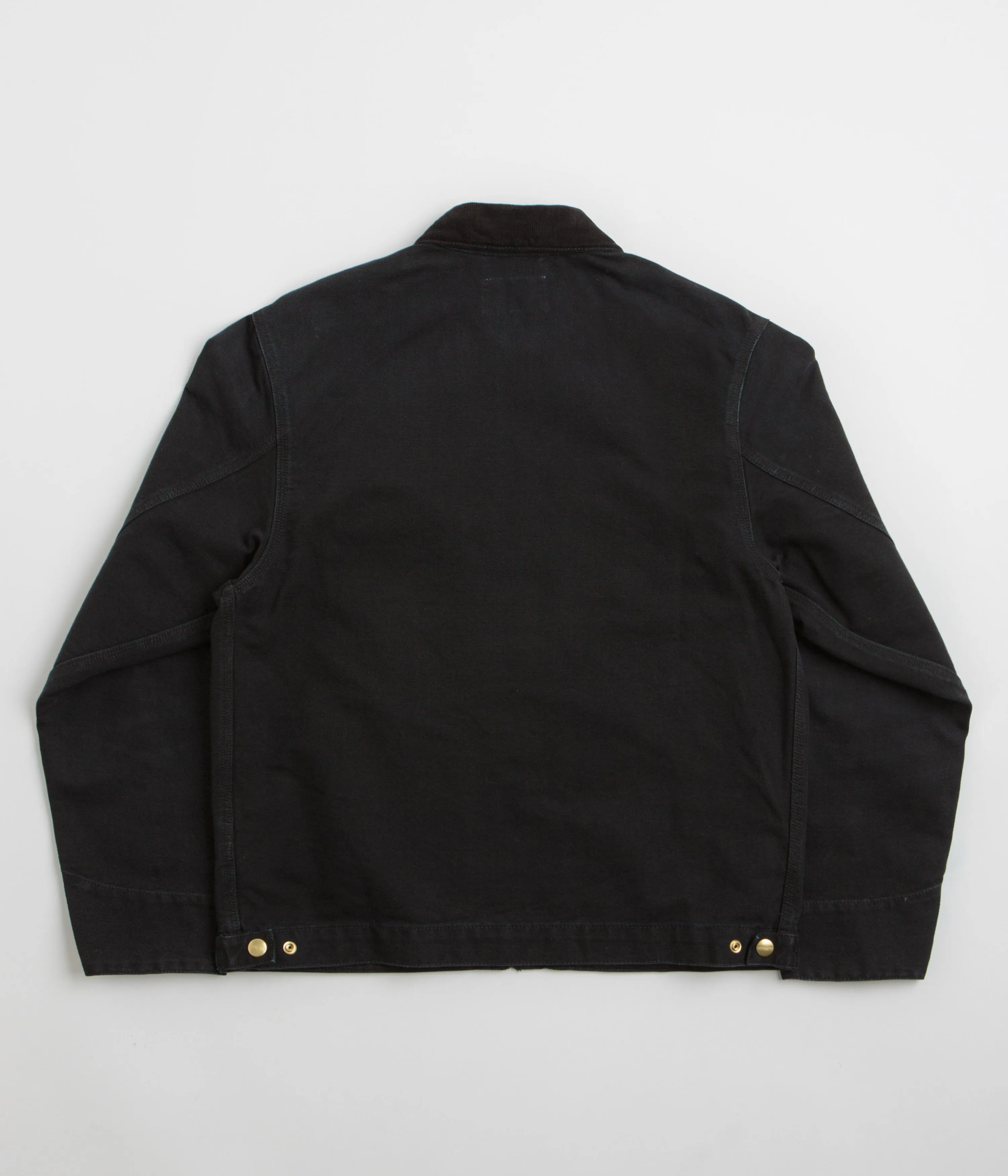 Carhartt Detroit Jacket - Black / Black Stone Canvas