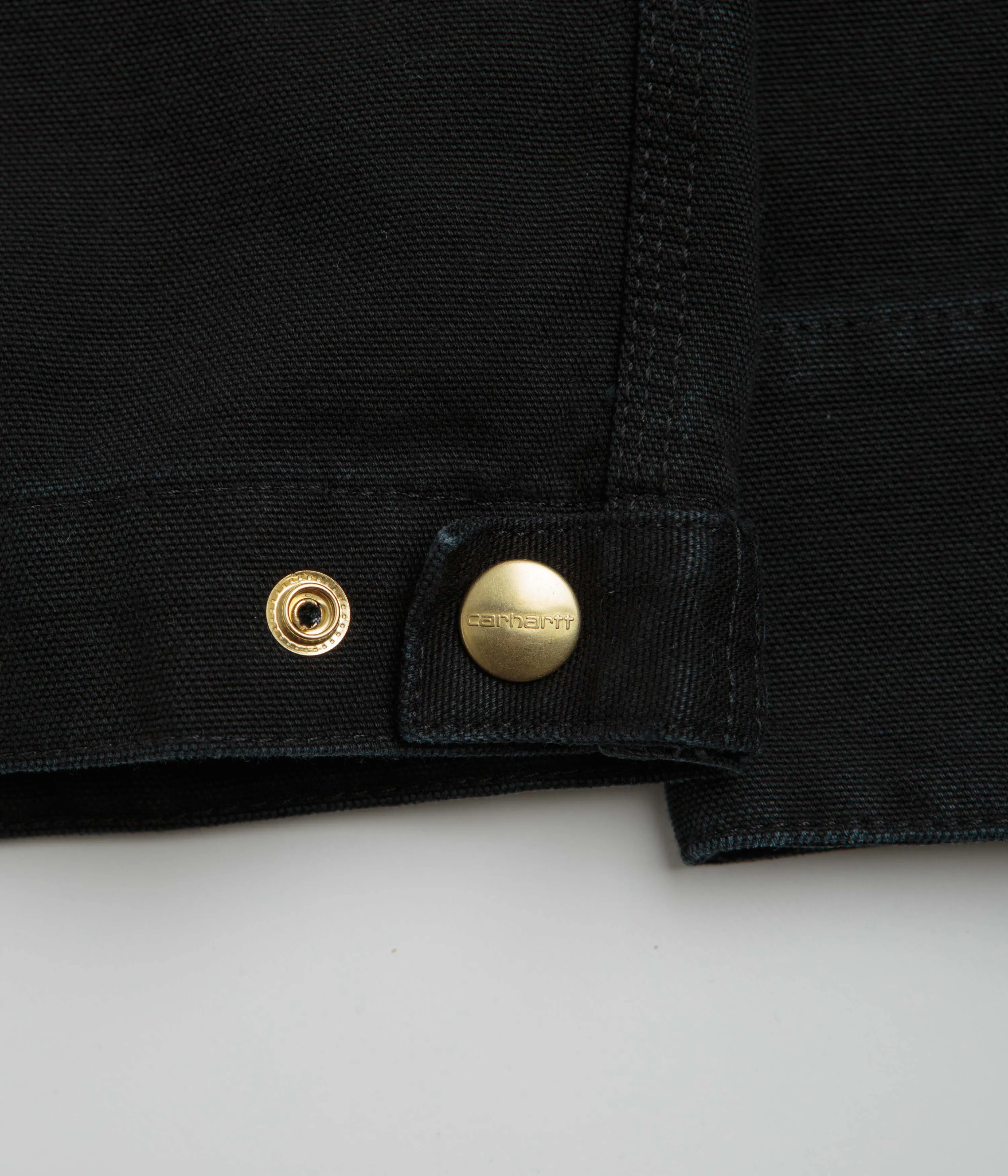 Carhartt Detroit Jacket - Black / Black Stone Canvas