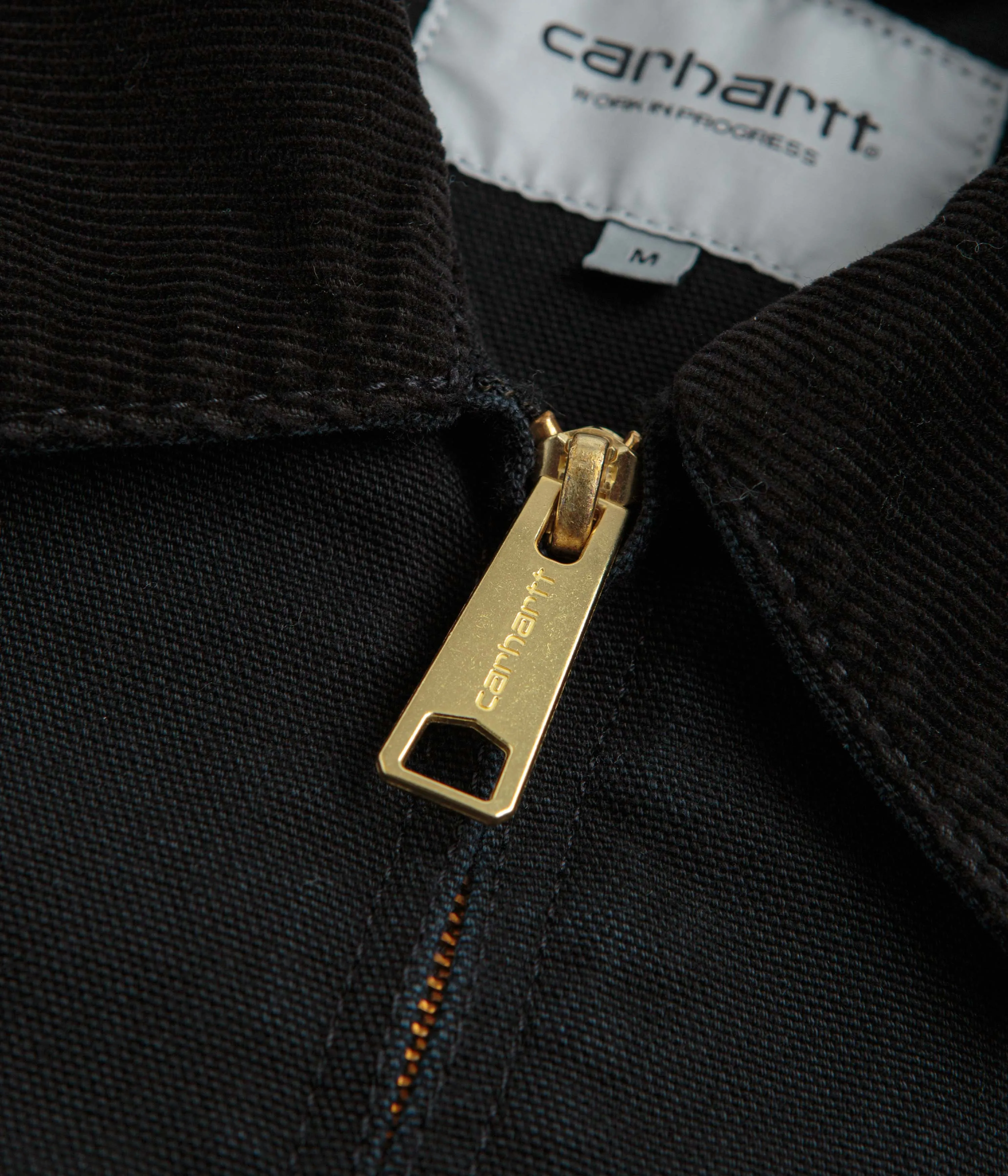 Carhartt Detroit Jacket - Black / Black Stone Canvas