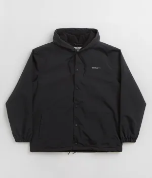 Carhartt Hooded Coach Jacket - Black / White