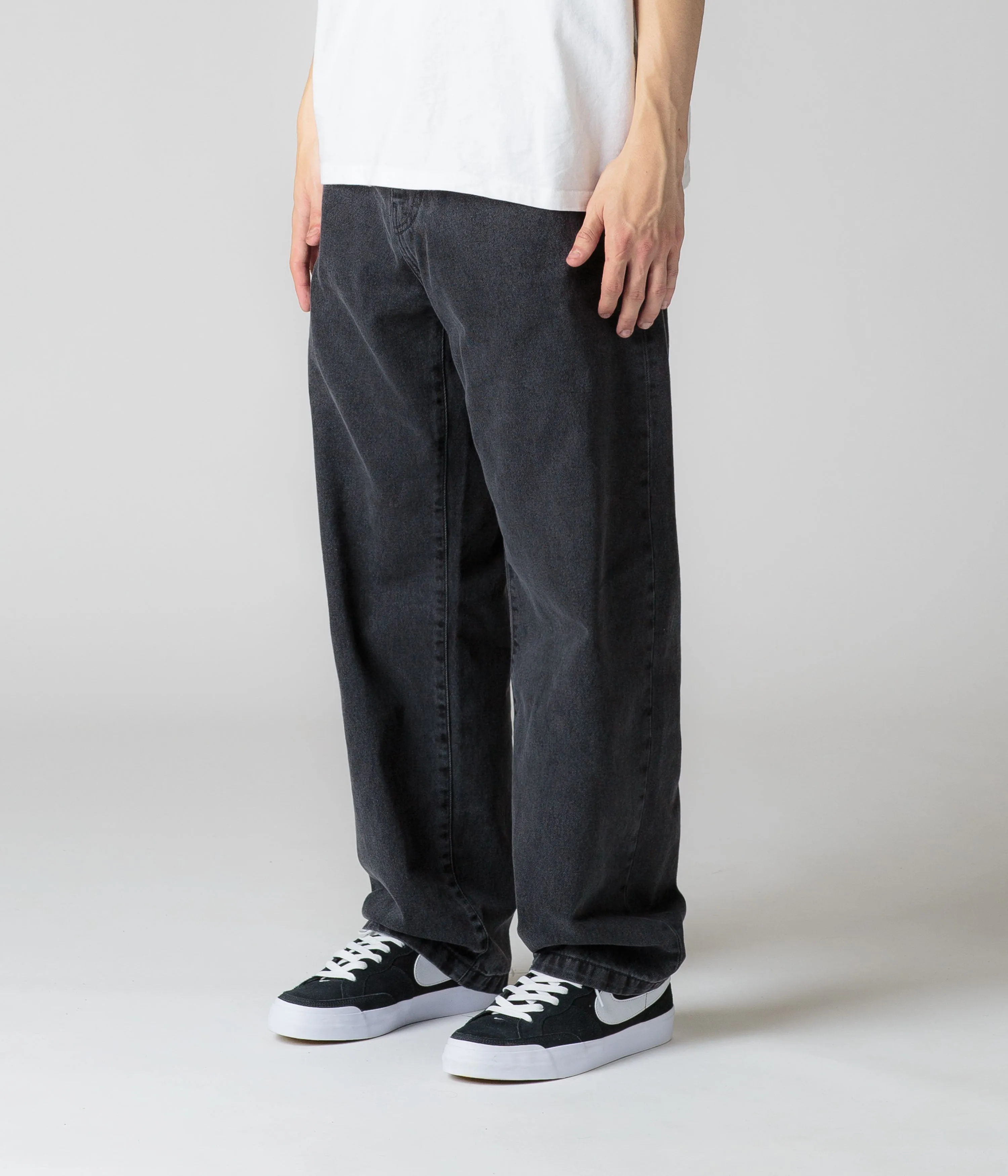 Carhartt Landon Pants - Black Heavy Stone Washed
