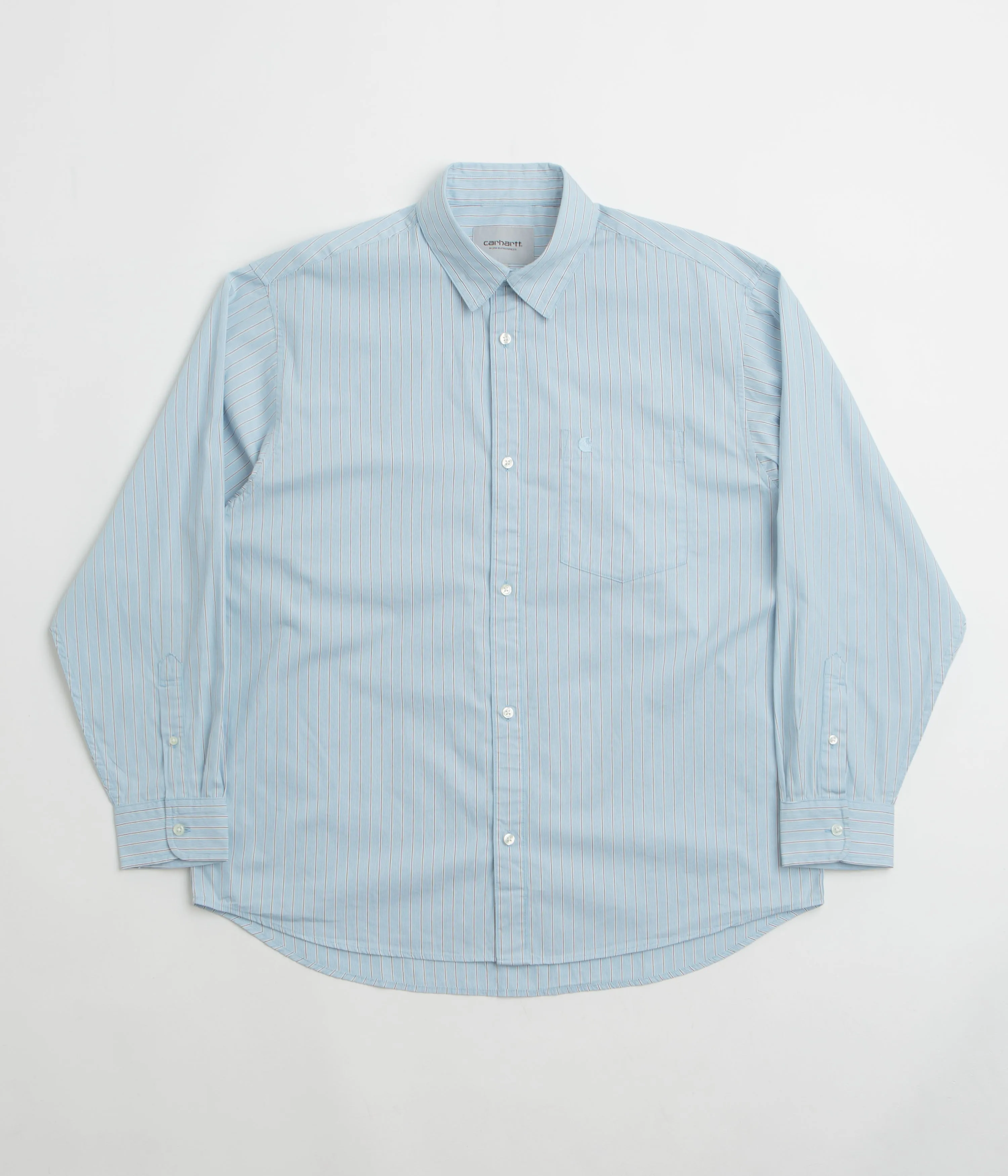 Carhartt Notus Shirt - Bova Stripe / Bluebird