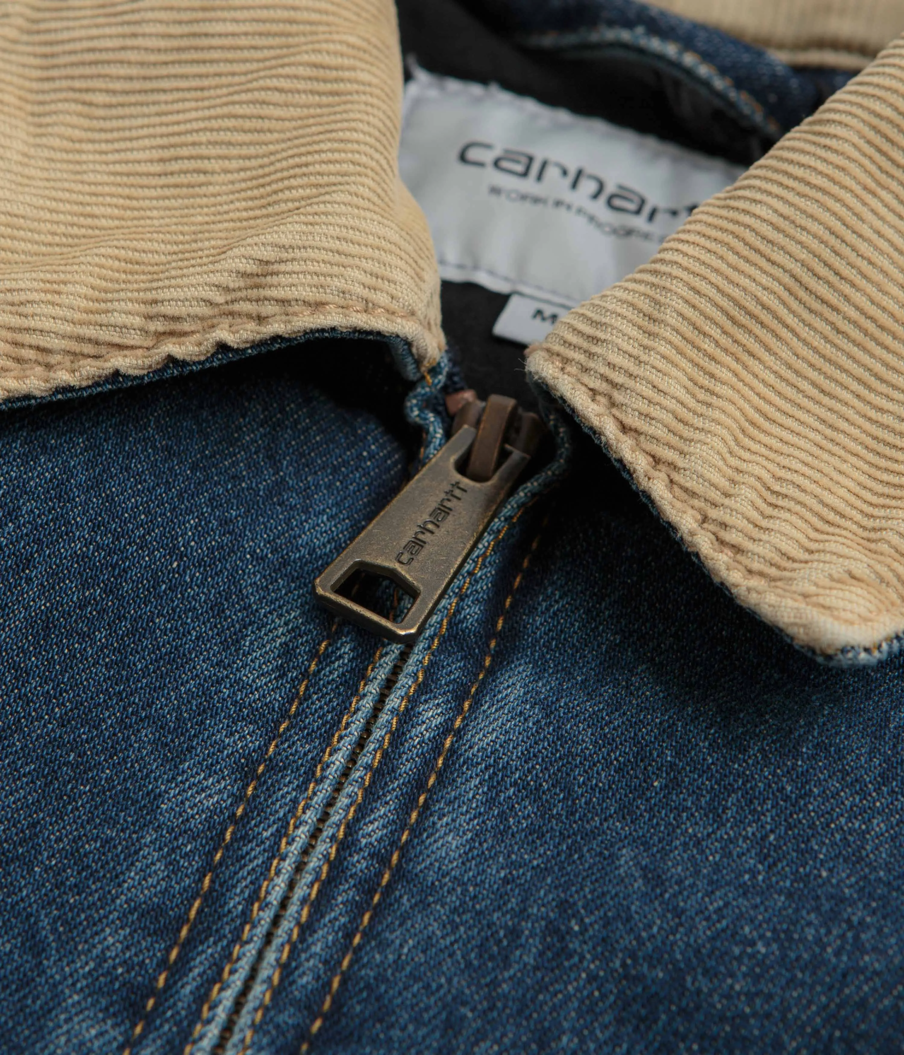 Carhartt OG Detroit Jacket - Blue / Dusty Hamilton Brown