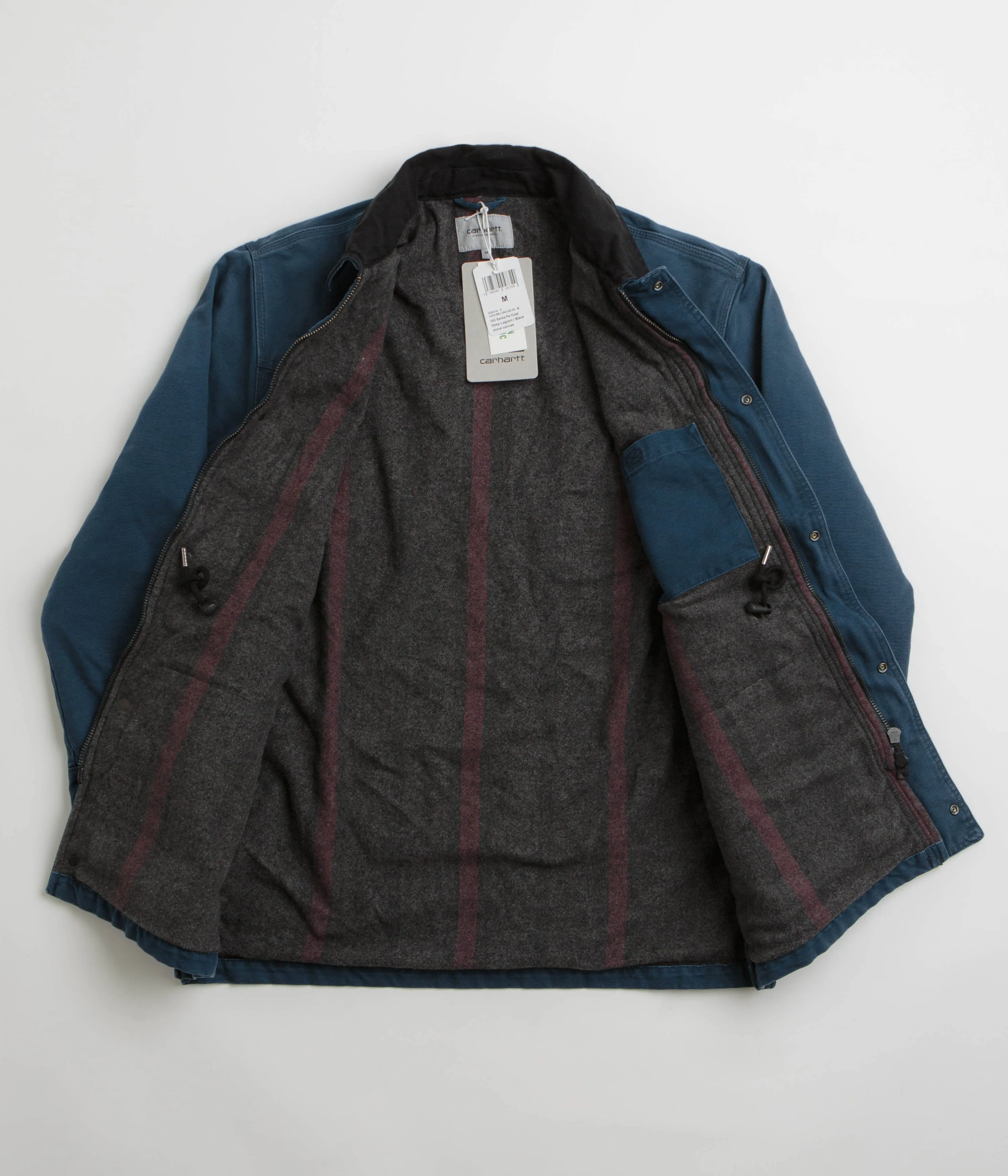 Carhartt OG Santa Fe Coat - Deep Lagoon / Black Stone