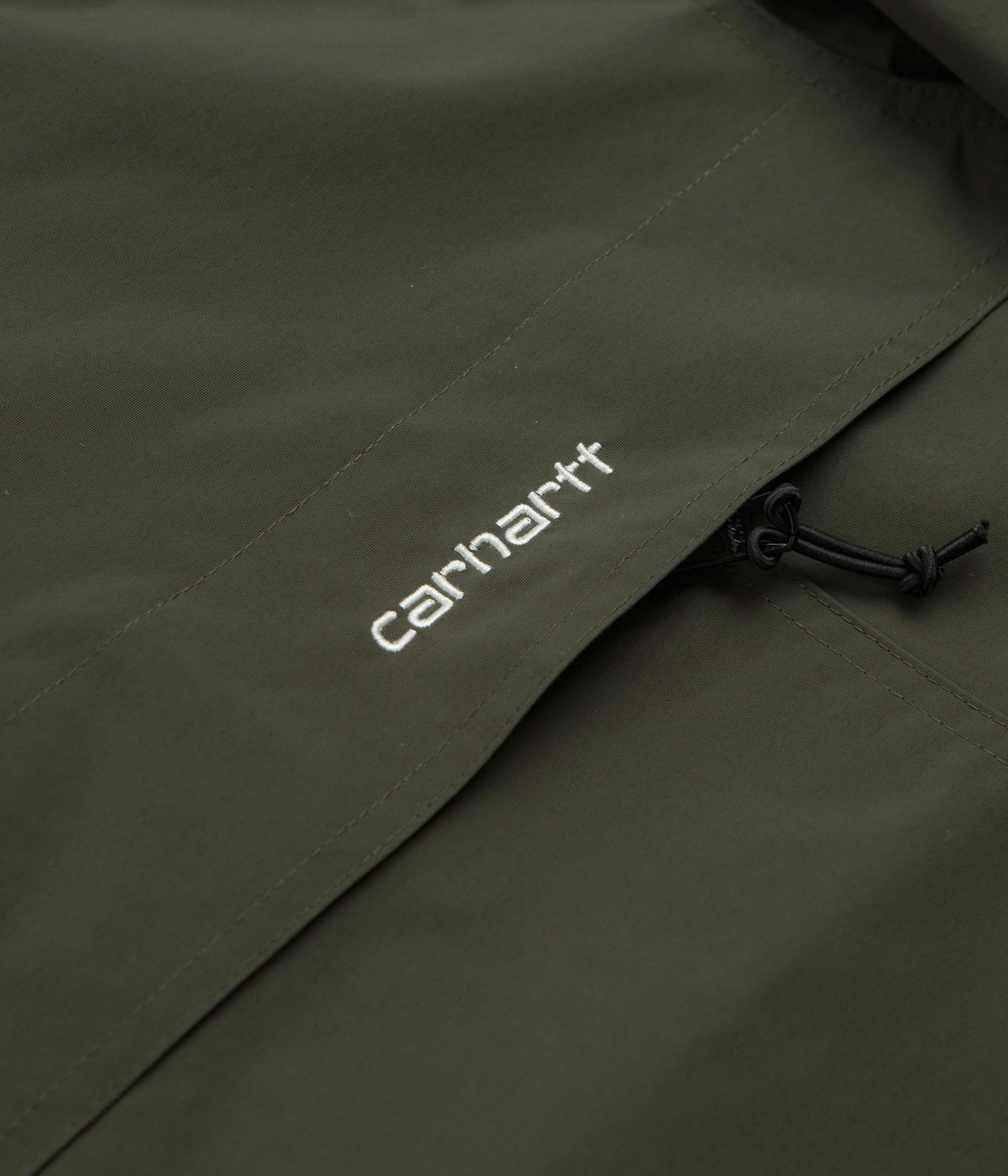 Carhartt Summer Windbreaker Pullover Jacket - Turtle / White