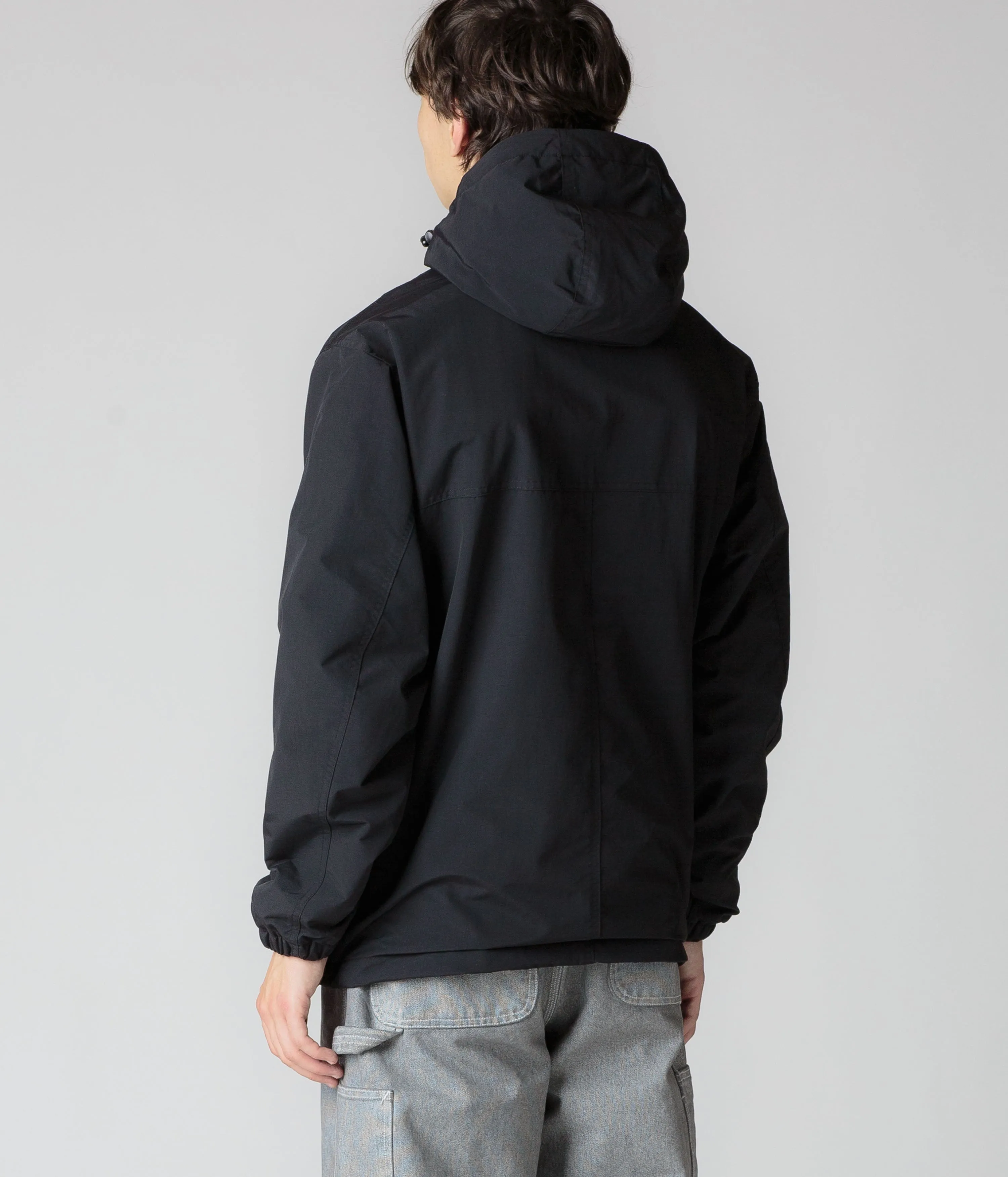 Carhartt Windbreaker Pullover Jacket - Black / White