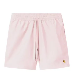 Carhartt WIP Chase Swim Trunks Dusky Pink / Gold