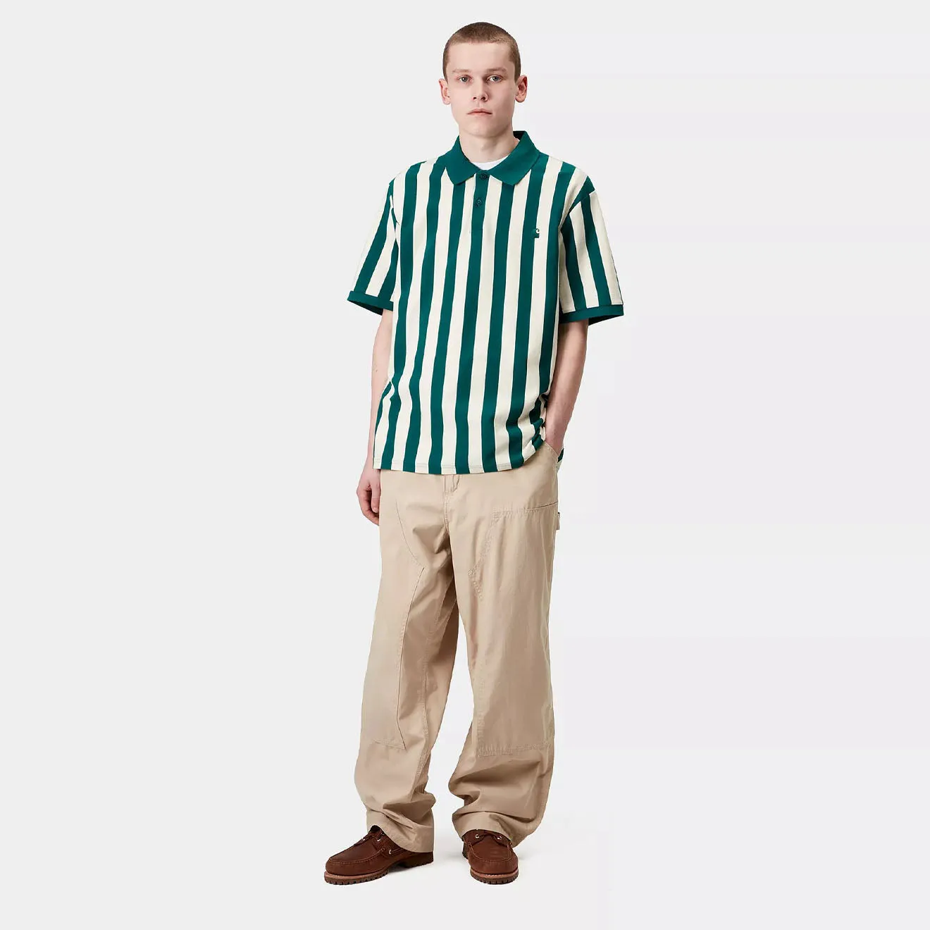 Carhartt WIP Double Knee Pant Wall Rinsed