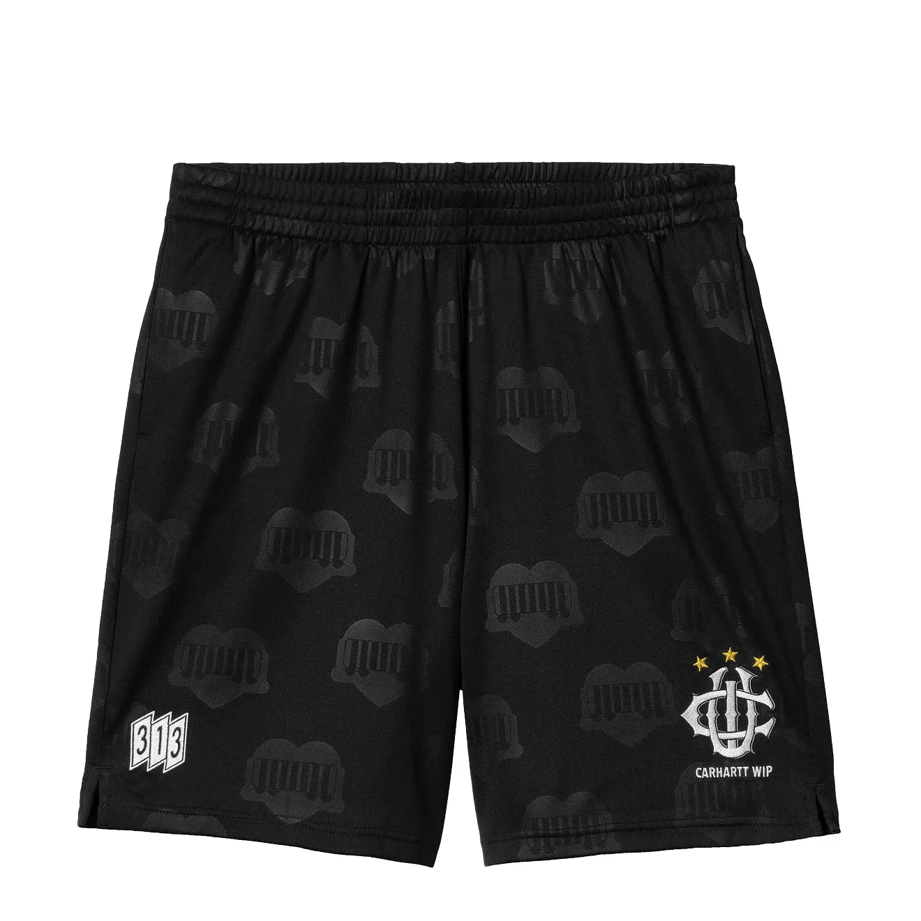 Carhartt WIP Harttes Football Short Heart Train Jacquard / Black