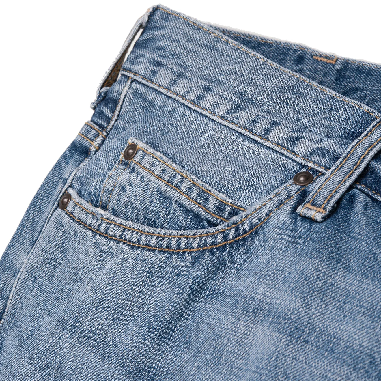 Carhartt WIP Marlow Pant Blue Worn Bleached Regular Leg