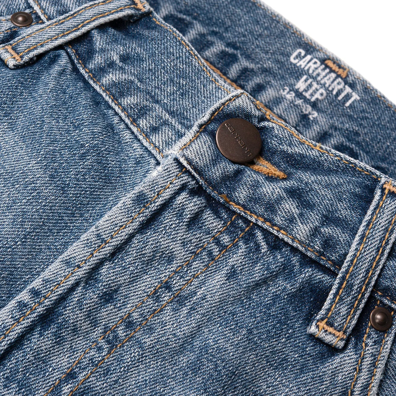 Carhartt WIP Marlow Pant Blue Worn Bleached Regular Leg