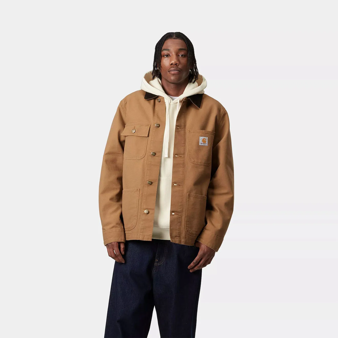 Carhartt WIP Michigan Coat Hamilton Brown / Tobacco Rinsed