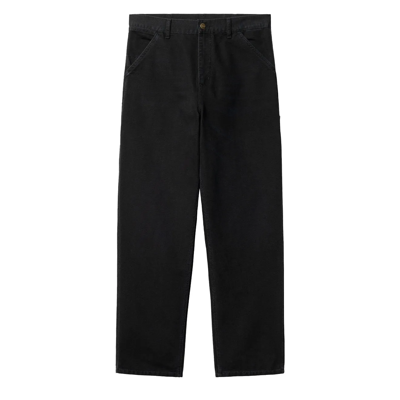Carhartt WIP Single Knee Pant Black Aged Canvas