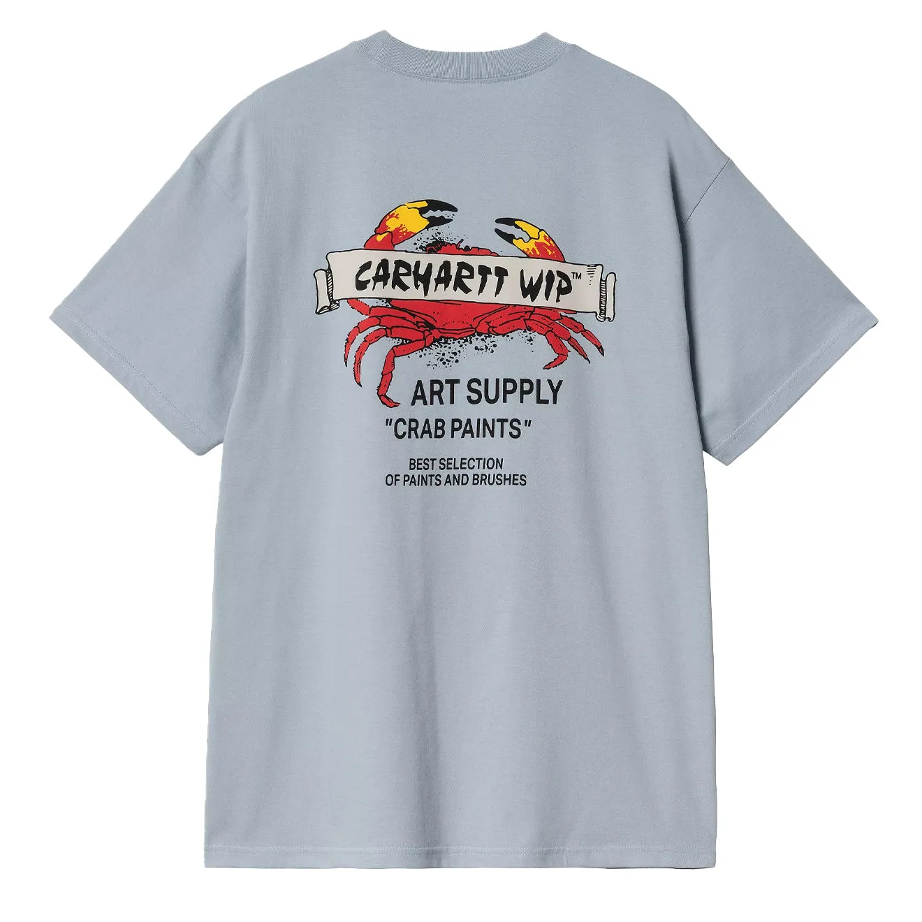 Carhartt WIP S/S Crab Paint T-Shirt Frosted Blue