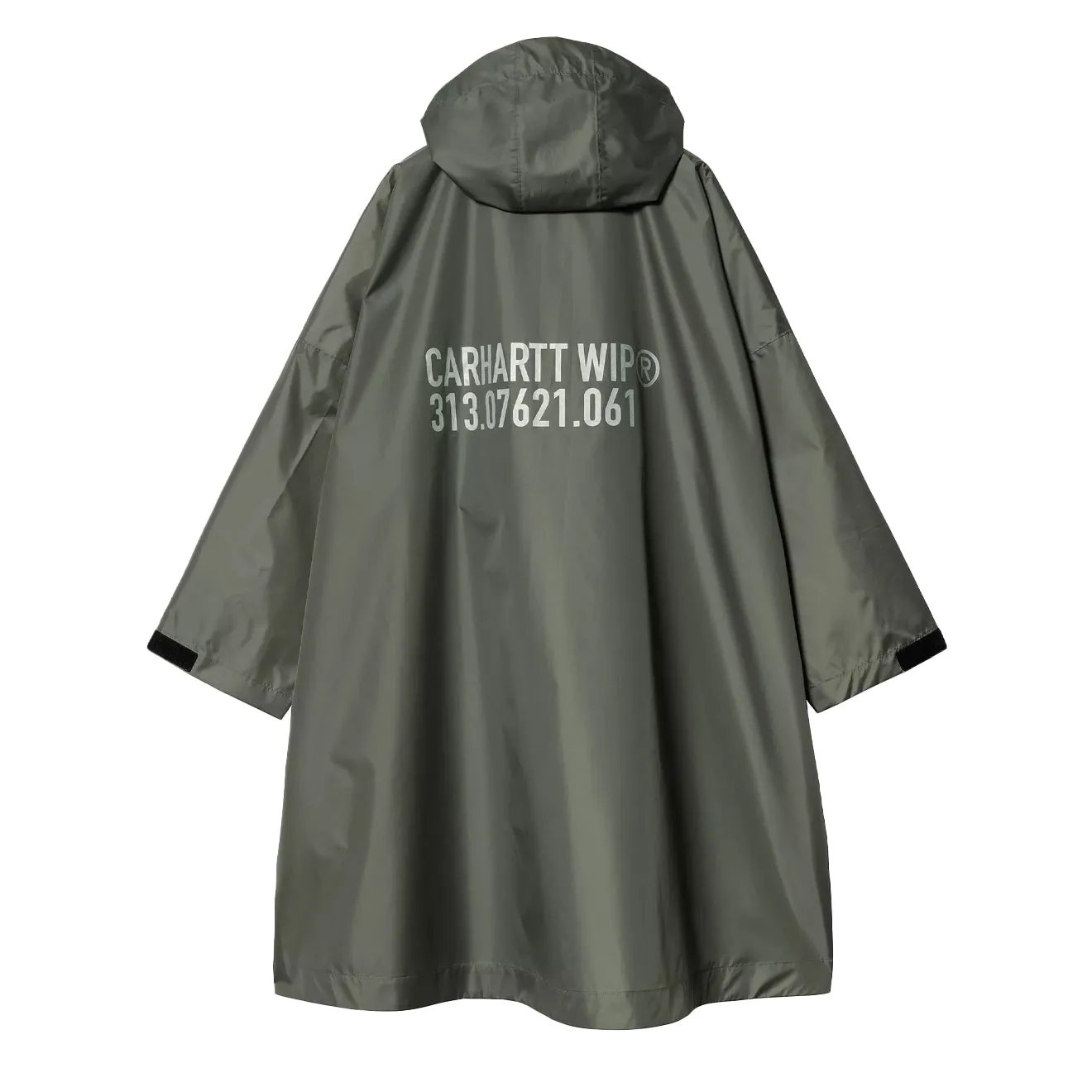 Carhartt WIP Tour Packable Rain Poncho Smoke Green / Reflective