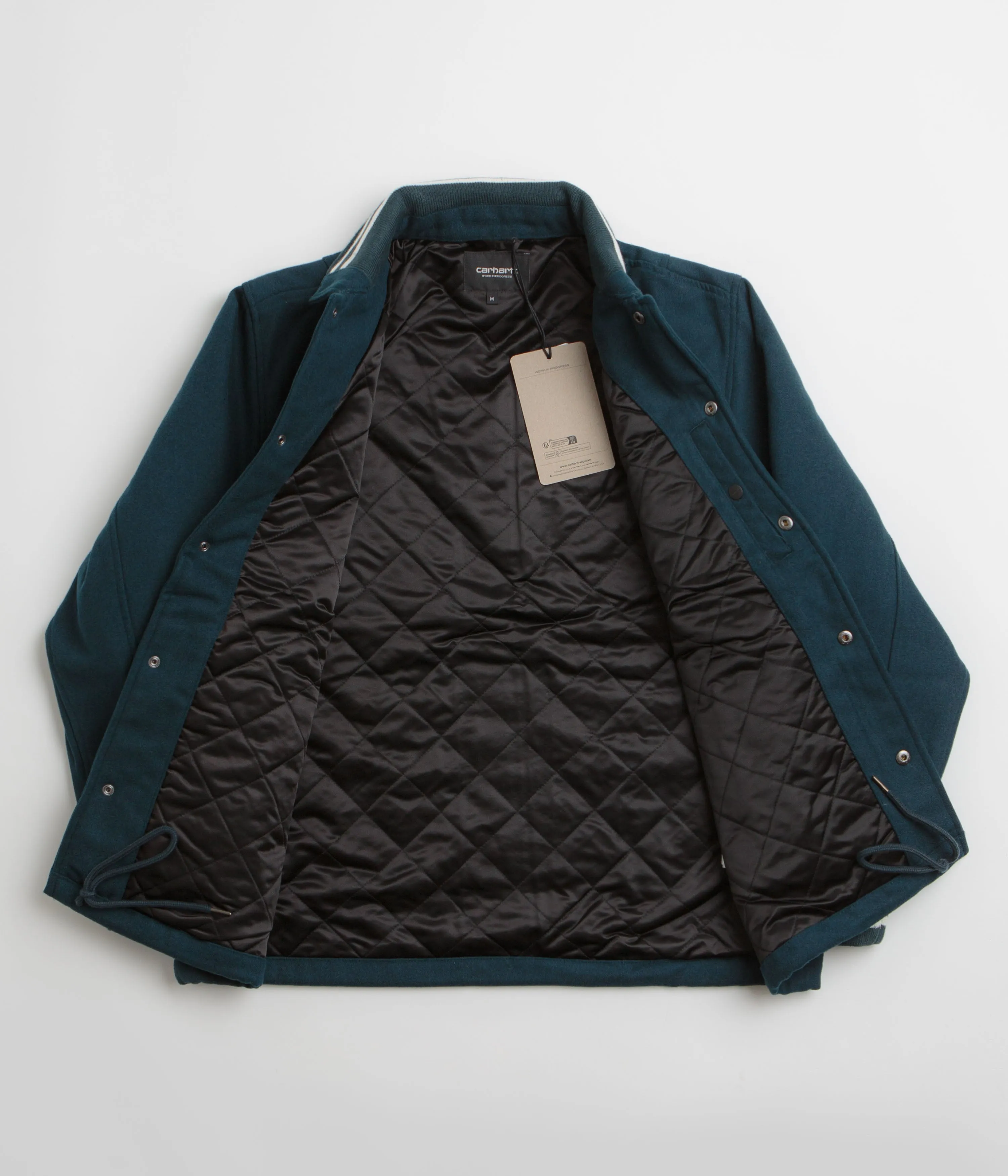 Carhartt Wool Coach Jacket - Deep Lagoon / Wax