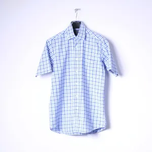 Charles Tyrwhitt Mens S Casual Shirt Blue Check Jermyn Street Cotton Top