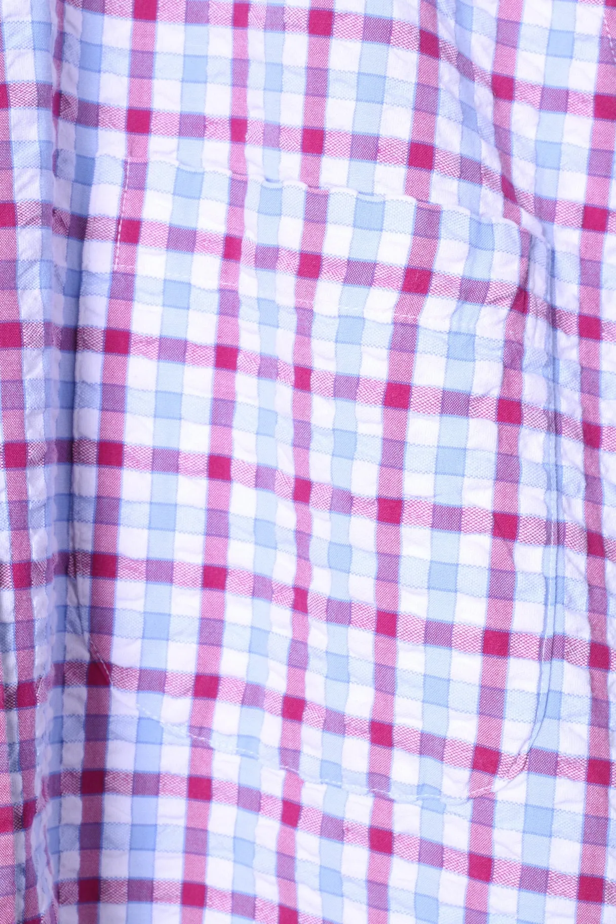 Charles Tyrwhitt Mens S Casual Shirt Blue Red Check Jermyn Street Cotton Top