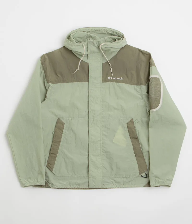 Columbia Challenger II Windbreaker Jacket - Safari / Stone Green