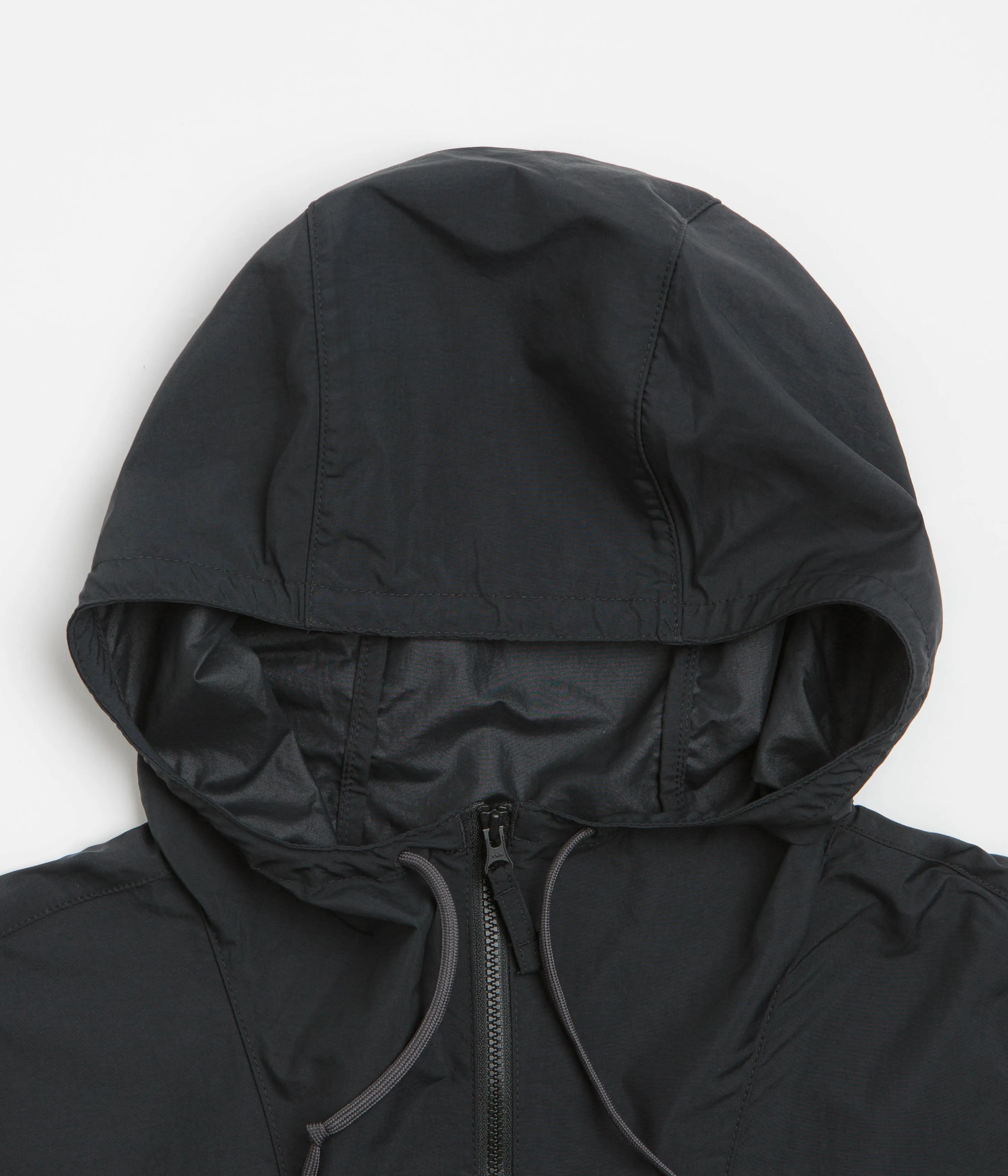Columbia Spire Valley Hooded Windbreaker Jacket - Black / Shark