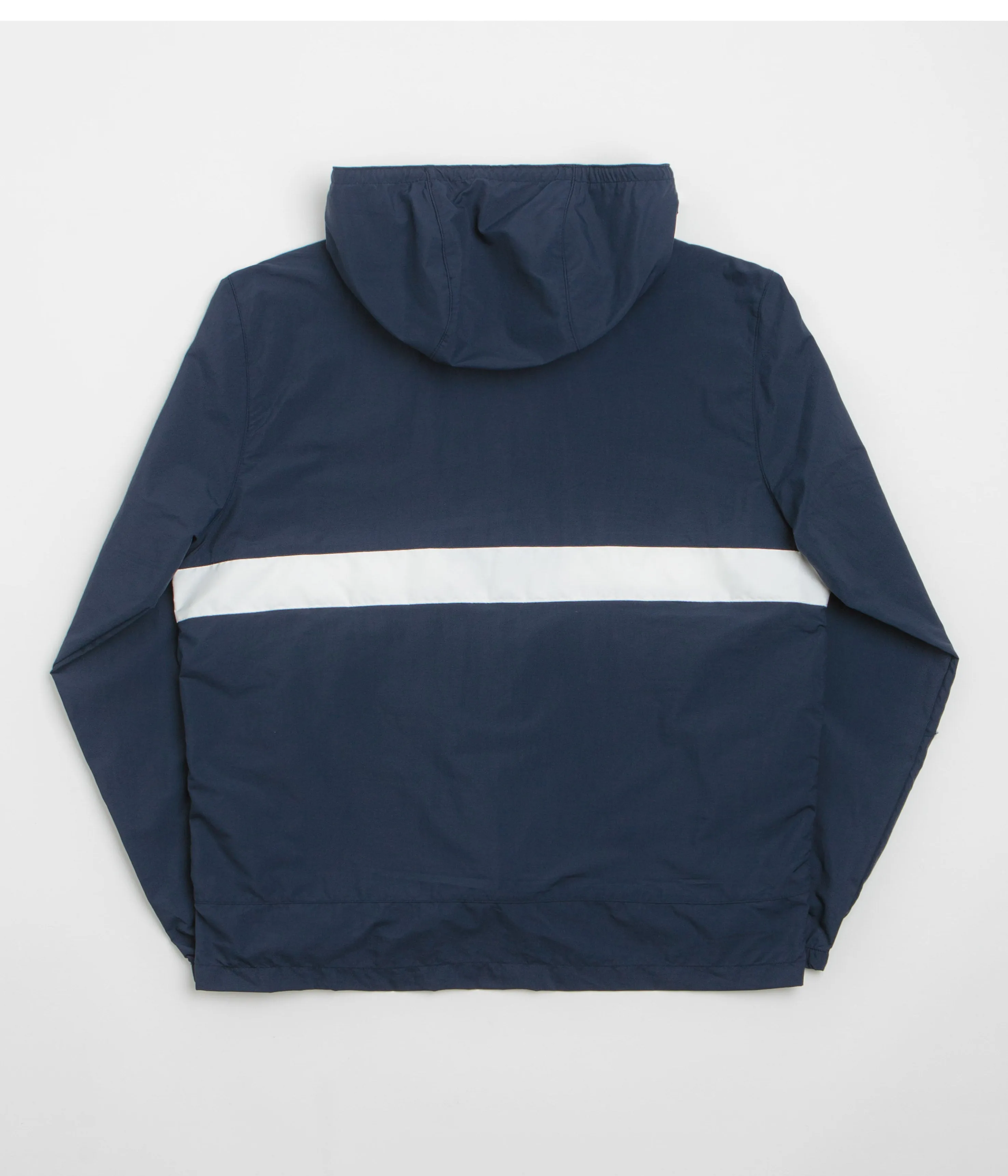Columbia Spire Valley Hooded Windbreaker Jacket - Collegiate Navy / White