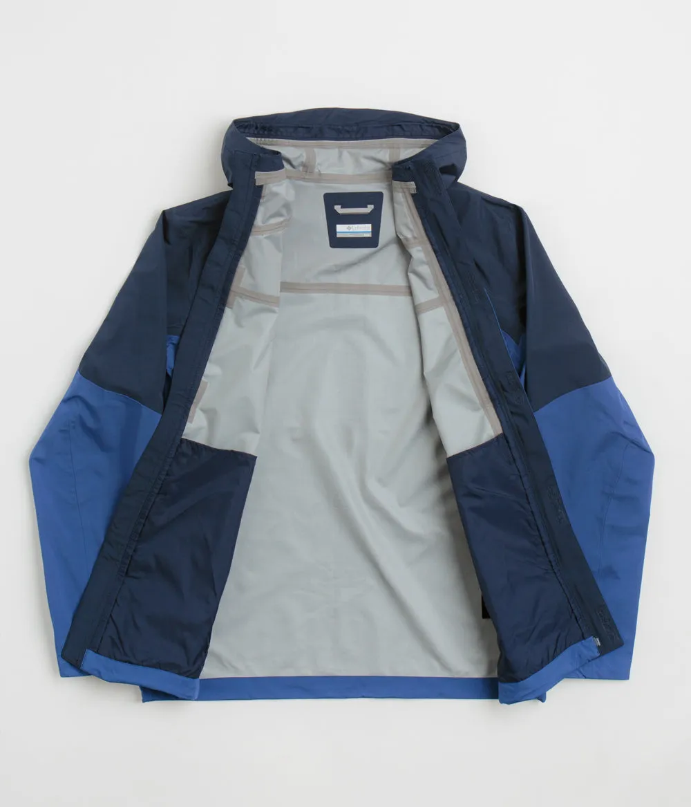 Columbia Wahkeena Falls 3L Shell Jacket - Mountain Blue / Collegiate Navy