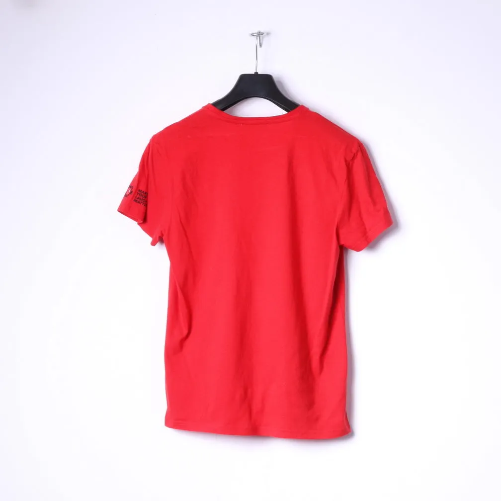 Comic Relief Albert by Rankin Mens S T- Shirt Red Cotton Graphic Dog