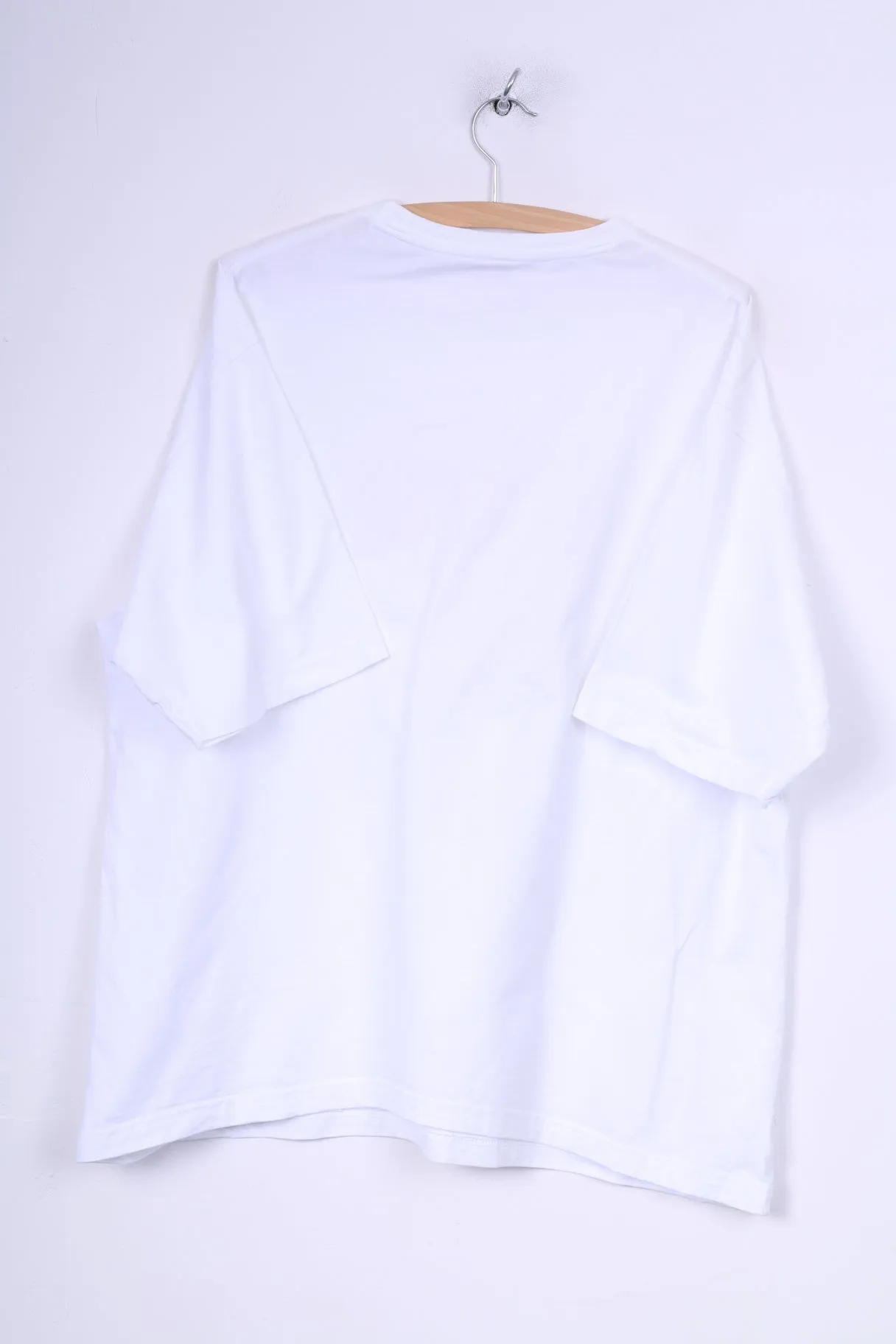 Comic Relief RND 05 Mens XL T-Shirt Graphic White Cotton Established 1985 Summer