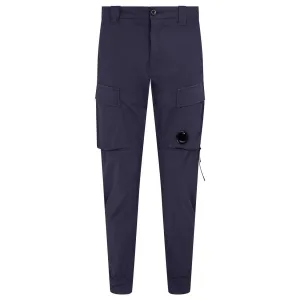 CP Company Navy Cuffed Lens Cargos