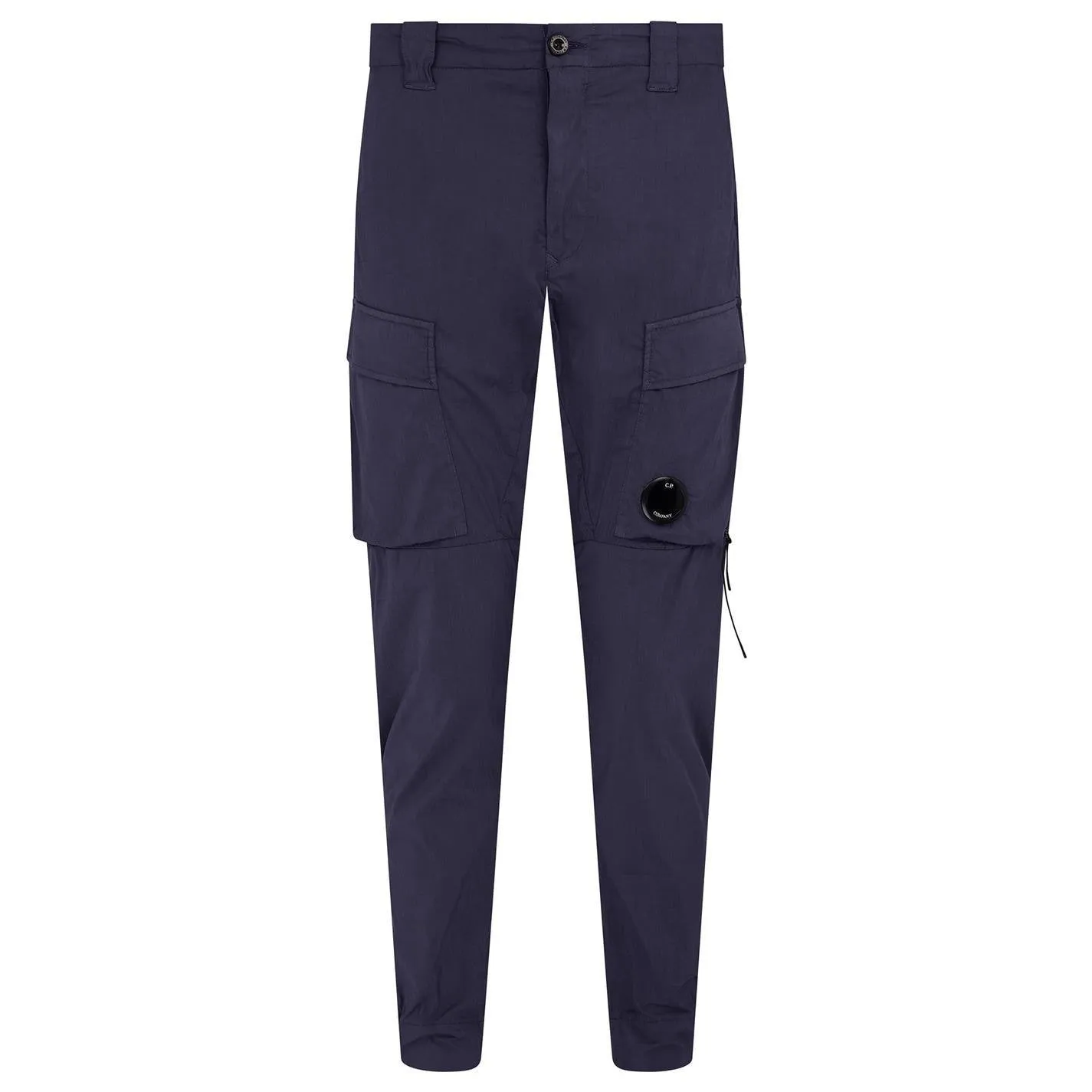 CP Company Navy Cuffed Lens Cargos