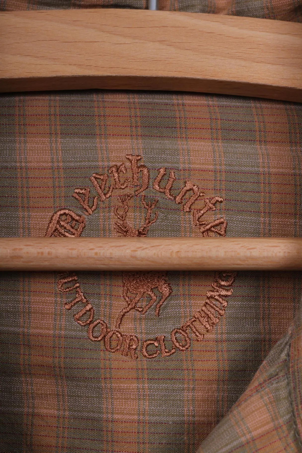 Deer Hunter Mens 39/40 XL Casual Shirt Check Button Down Collar Long Sleeve